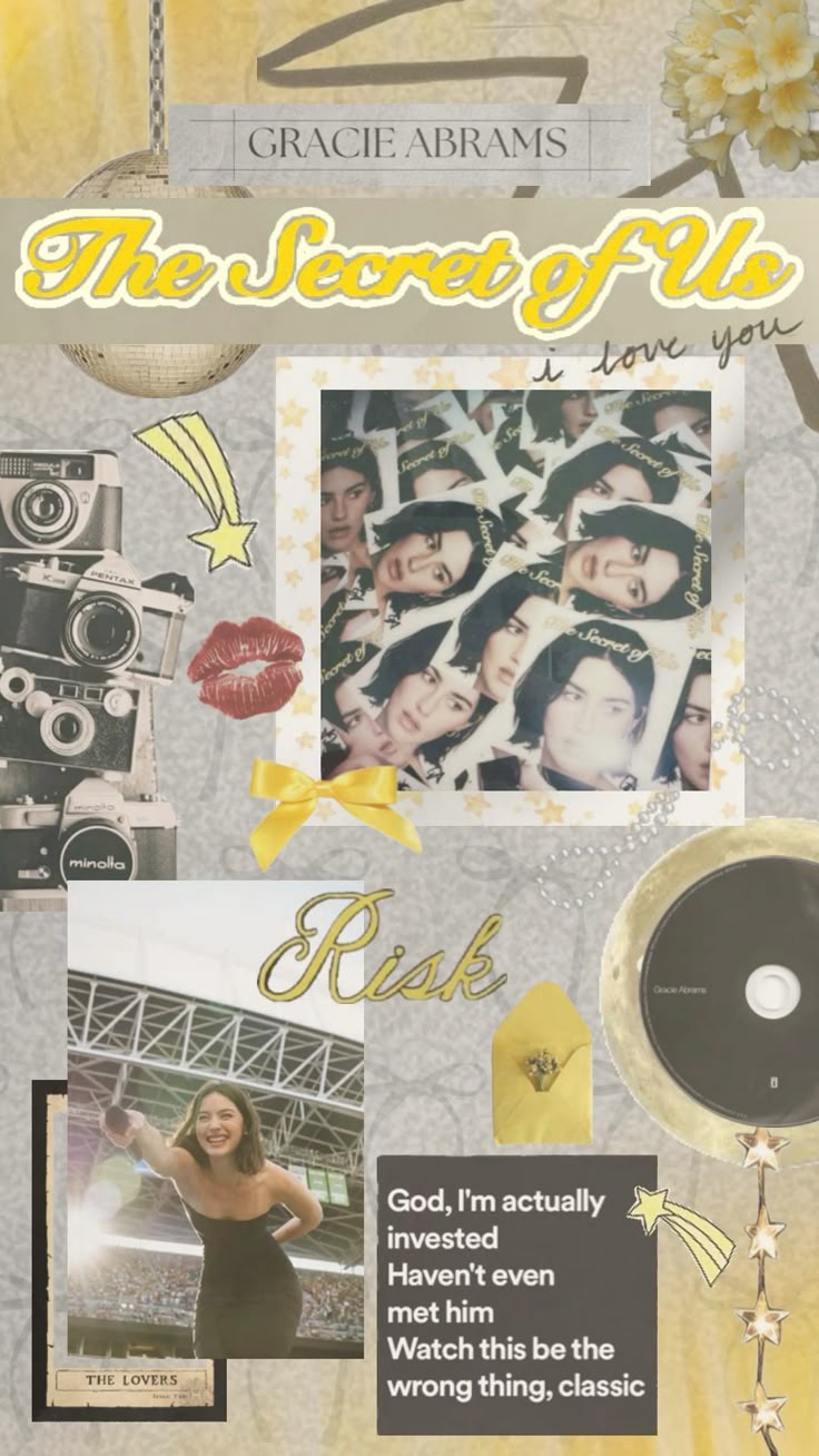 Gracie Abrams album collage aesthetic