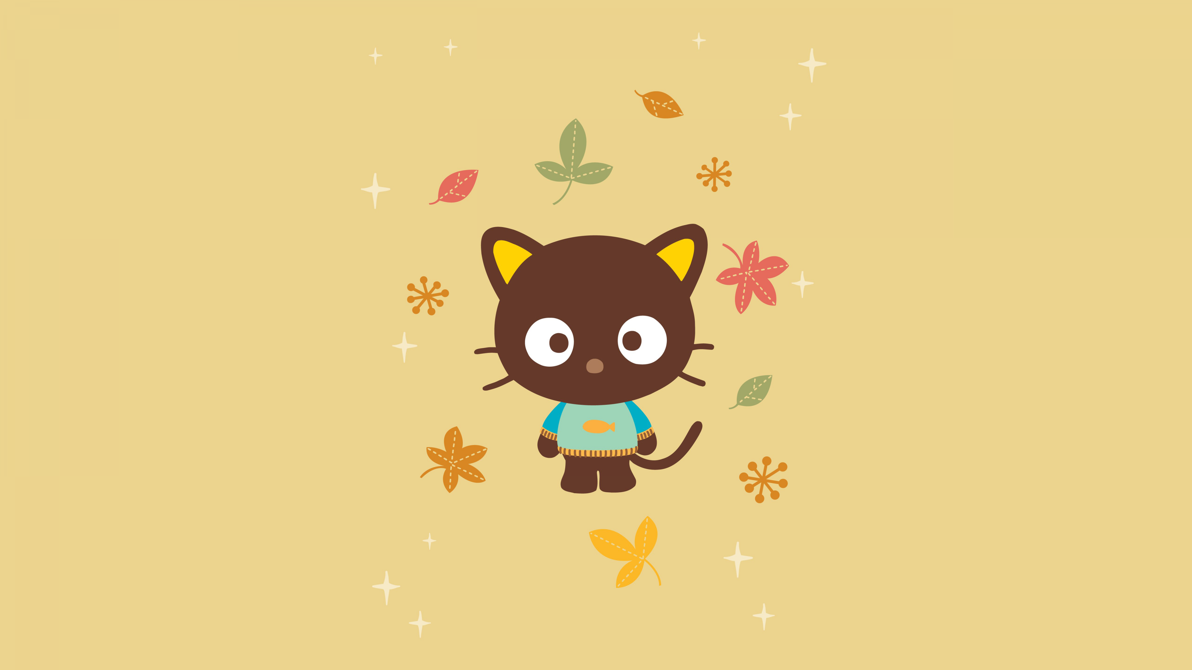 Sanrio Wallpaper 4K, Chococat, Pastel
