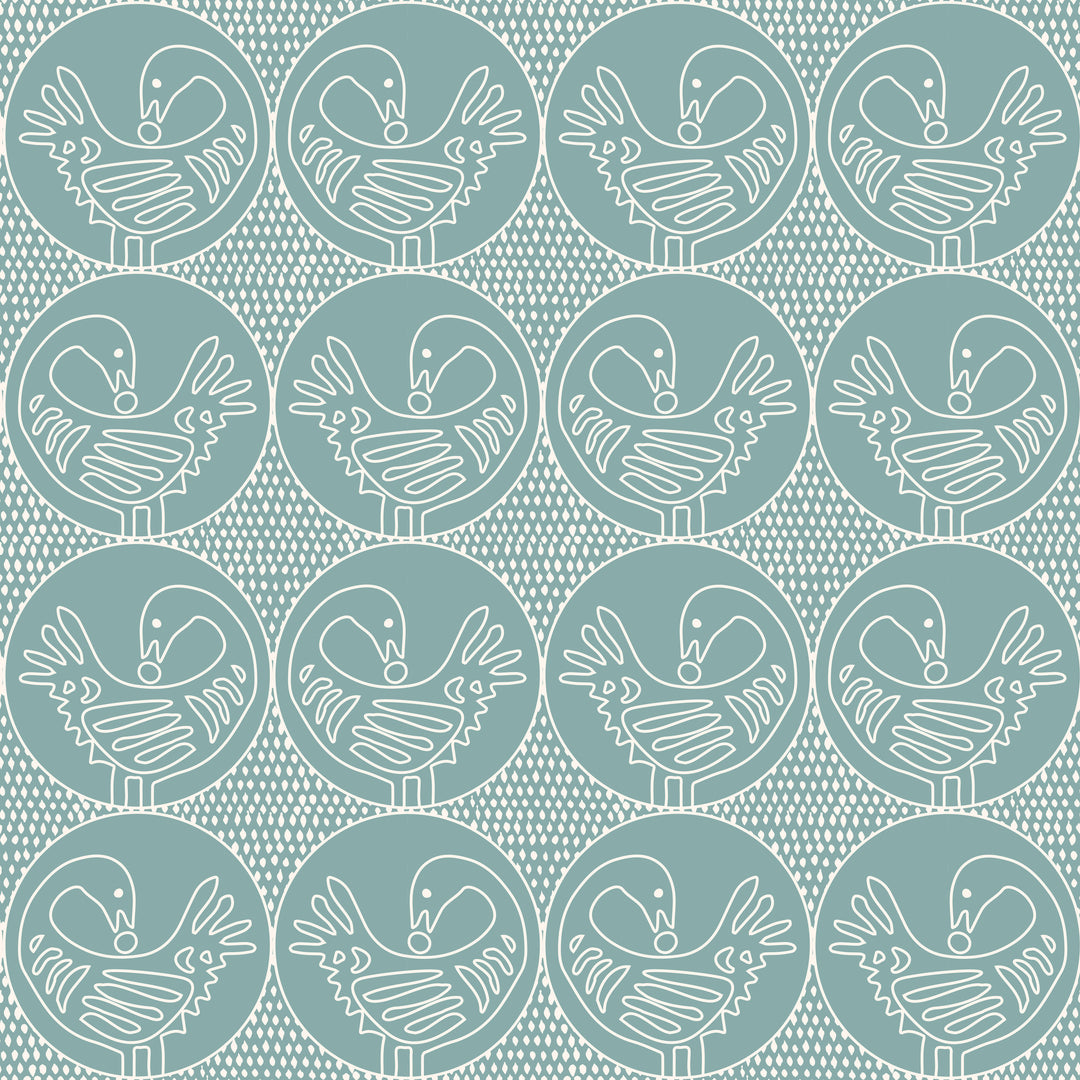 Sankofa Cliff Blue Wallpaper