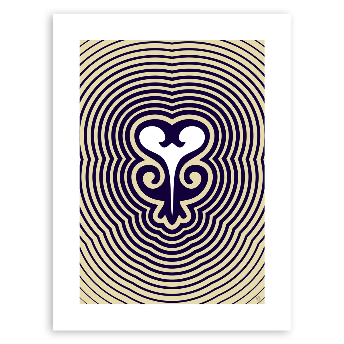 Minimalist Sankofa Graphic Print
