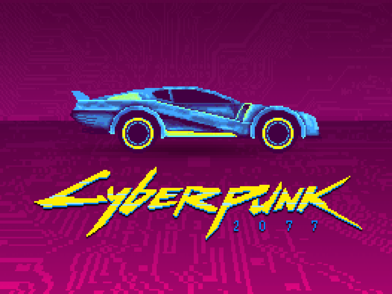 Cyberpunk 2077 Pixel Art