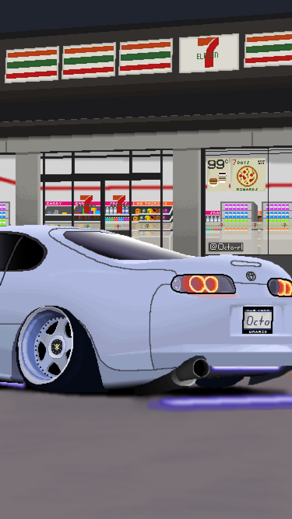 Toyota Supra By Octo Rl #pixilart