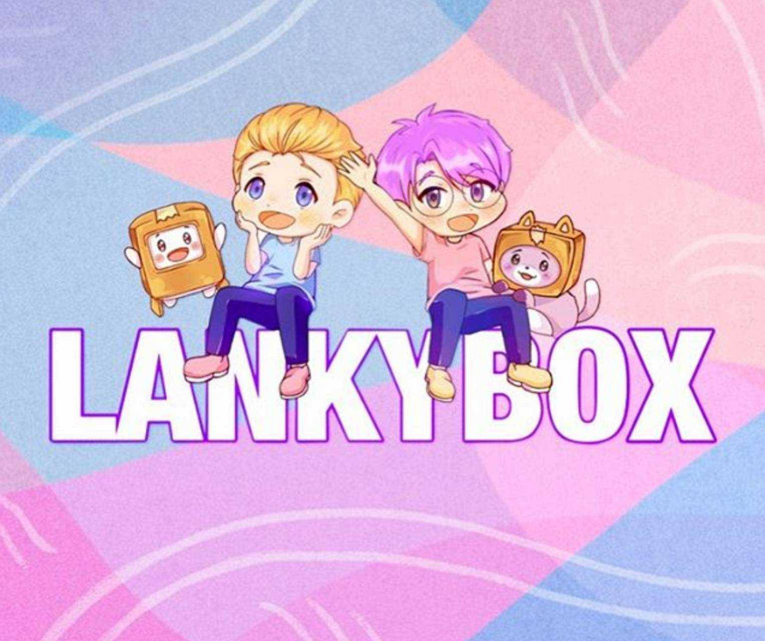 Lankybox Animated Adam And Justin