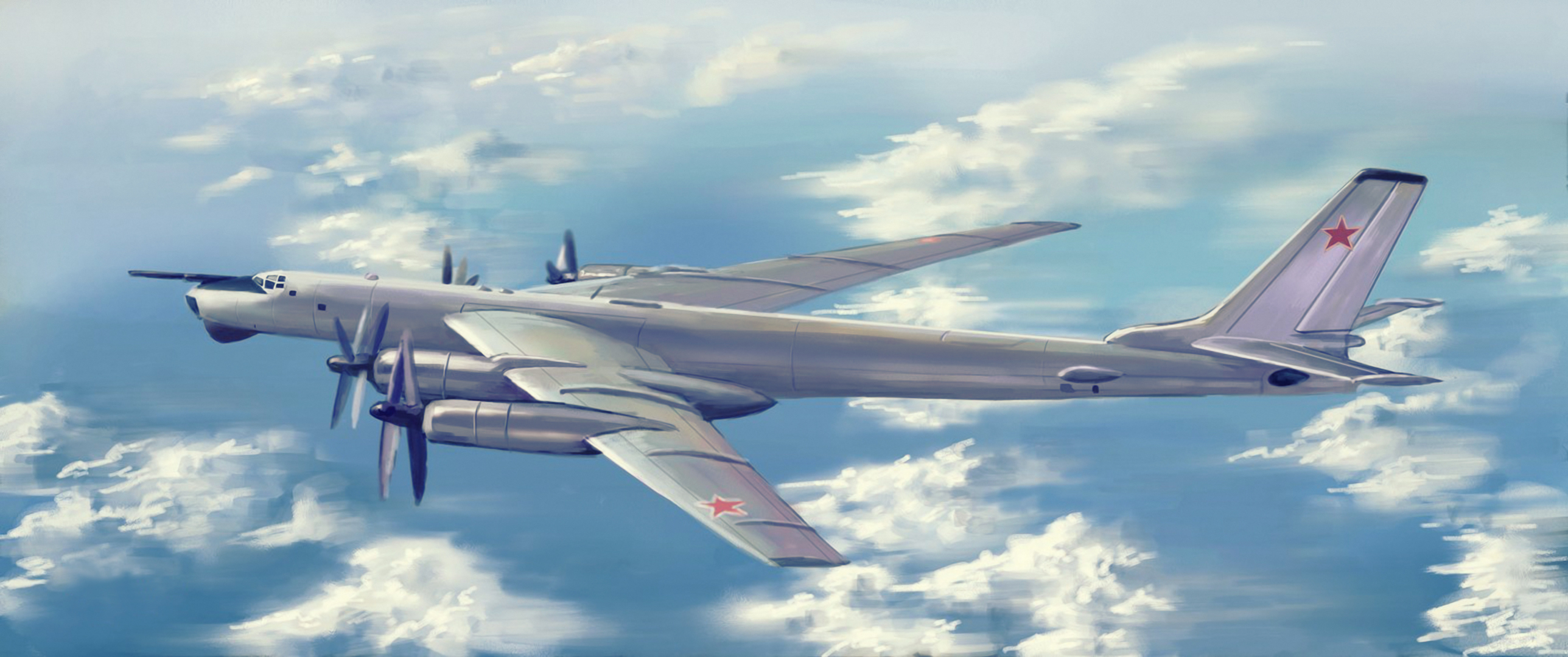 Wallpaper bomber, war, art, airplane