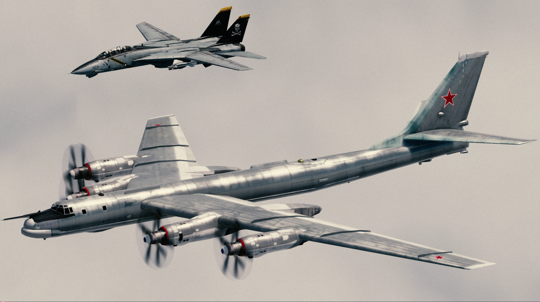 TU 95 Enhanced A TU 95ms Model