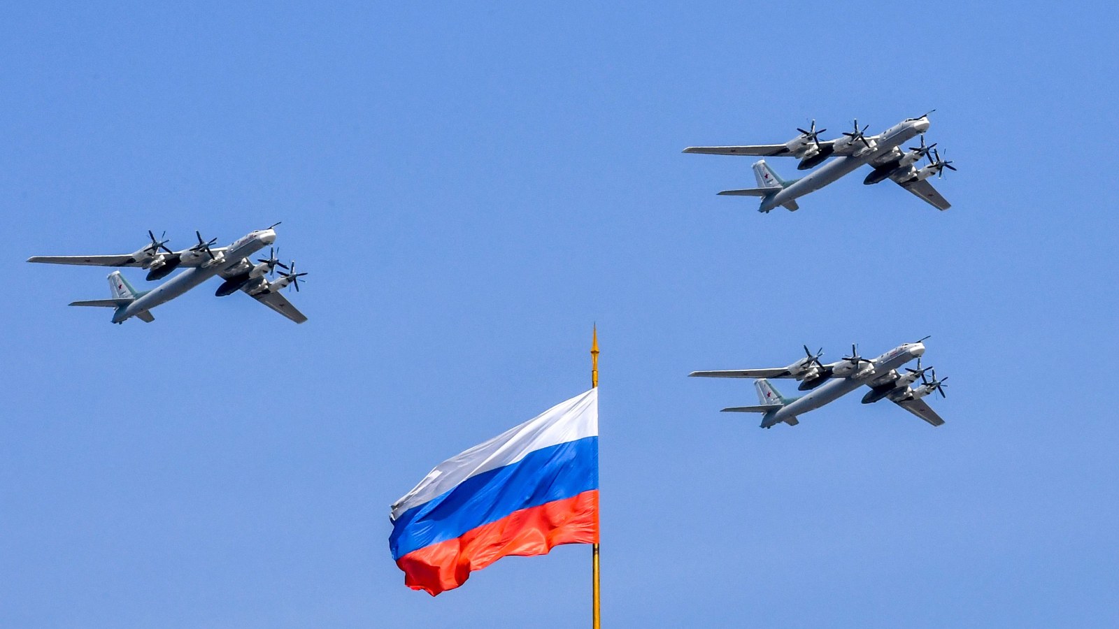 Russian Tu 95 Strategic Bombers