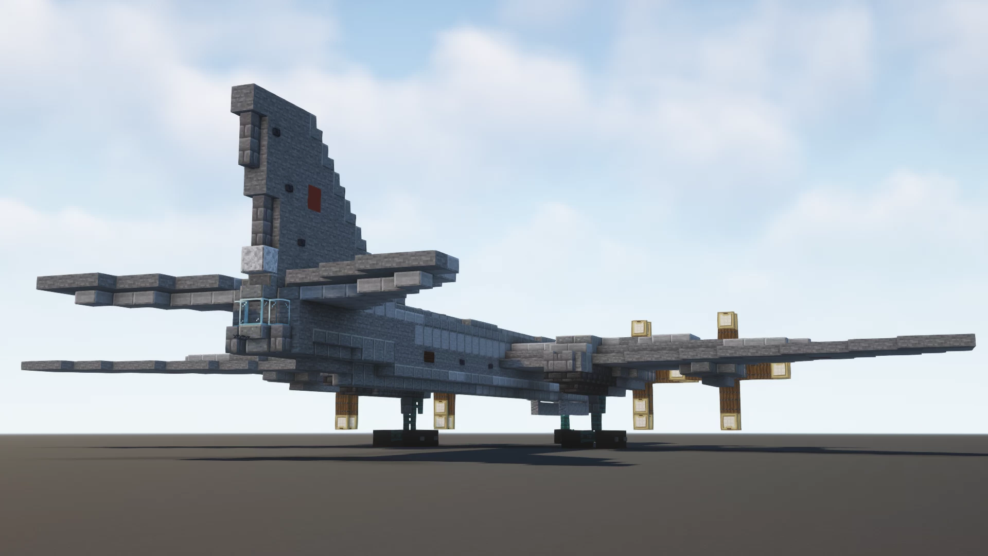Tupolev TU 95 [1:1] Minecraft Map