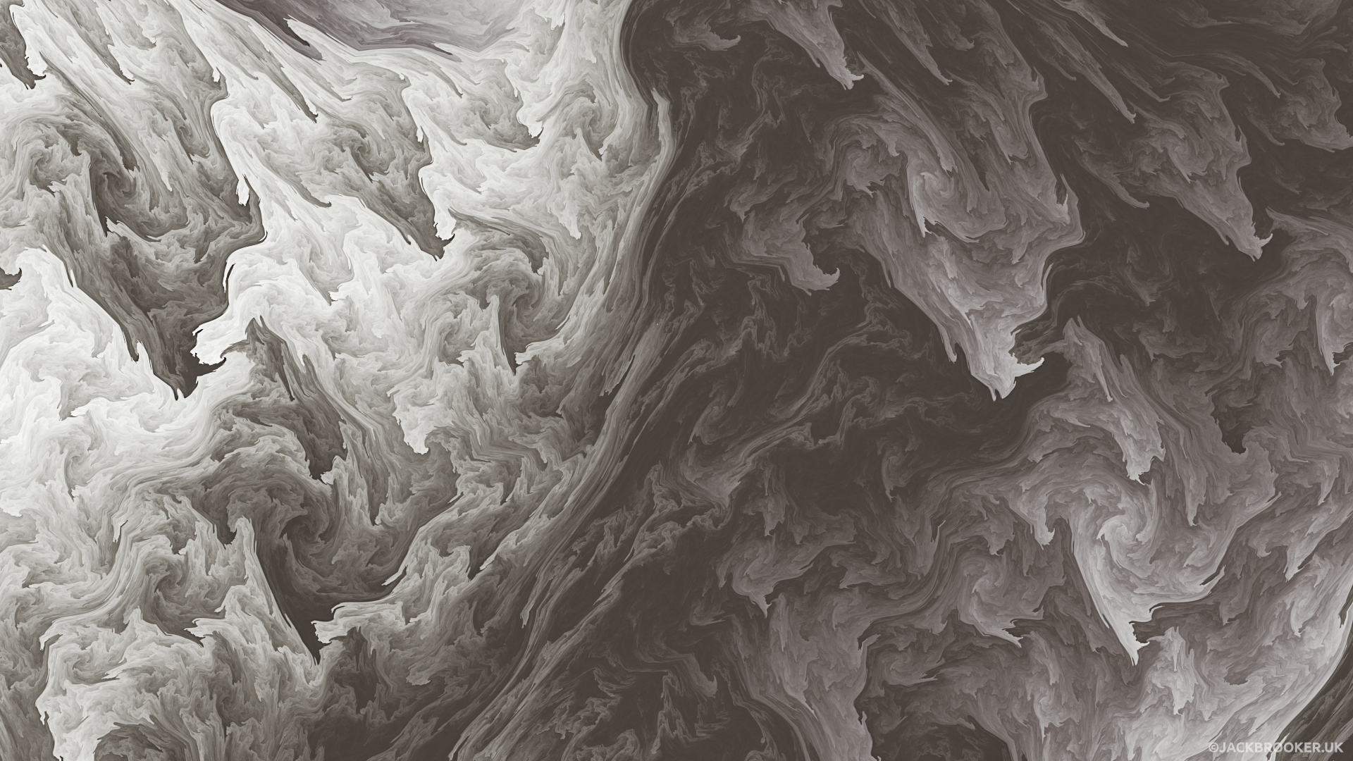 Abstract Grey Waves: HD Wallpaper