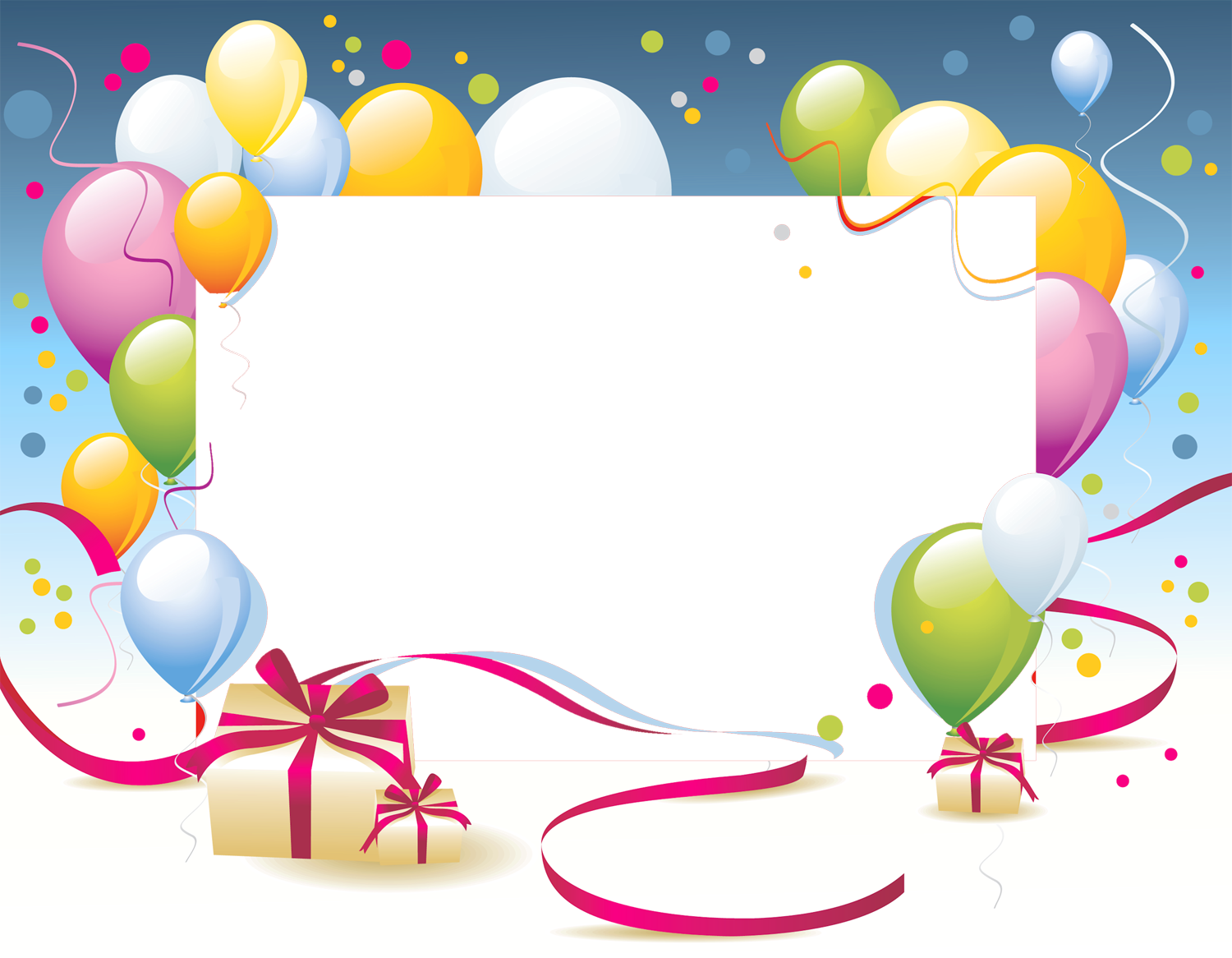 Birthday Transparent PNG Photo Frame