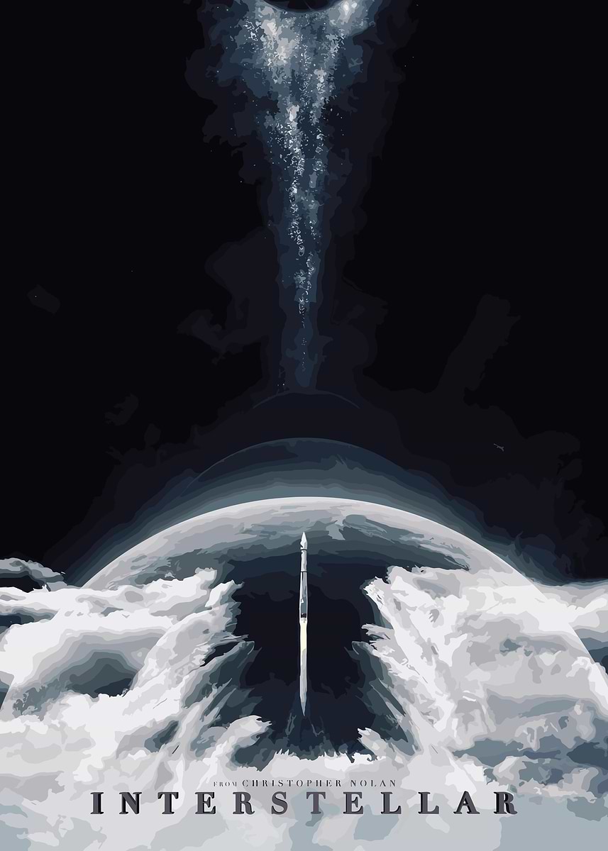 Interstellar' Poster, picture, metal