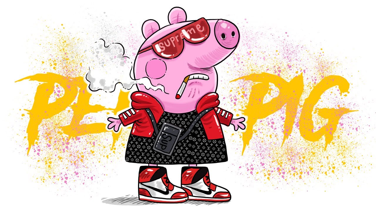 How I draw Peppa Pig Hypebeast