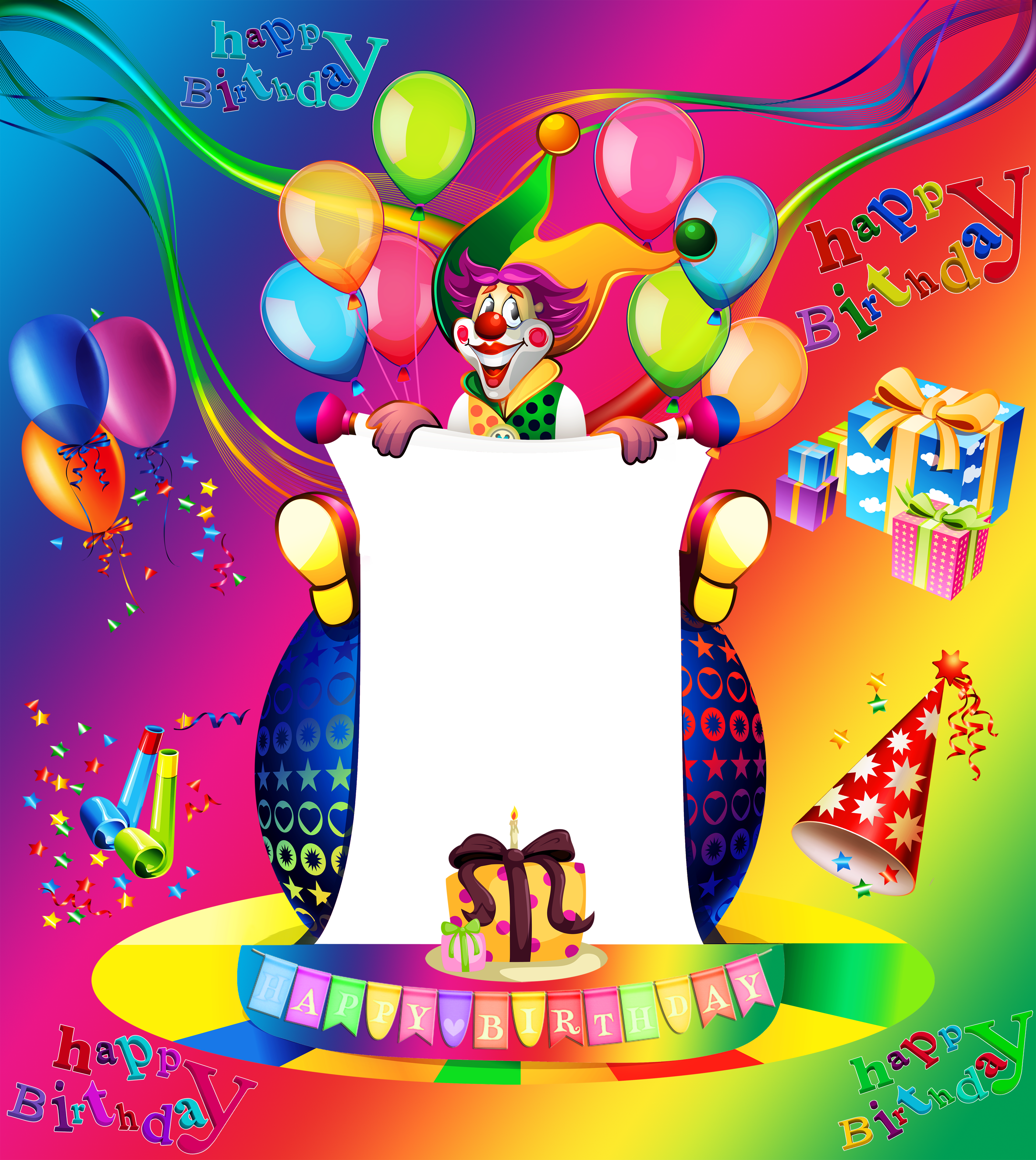 Happy Birthday Large Transparent PNG
