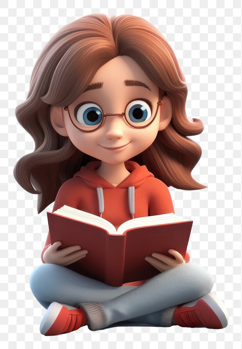 Cartoon Girl Image. Free Photo, PNG