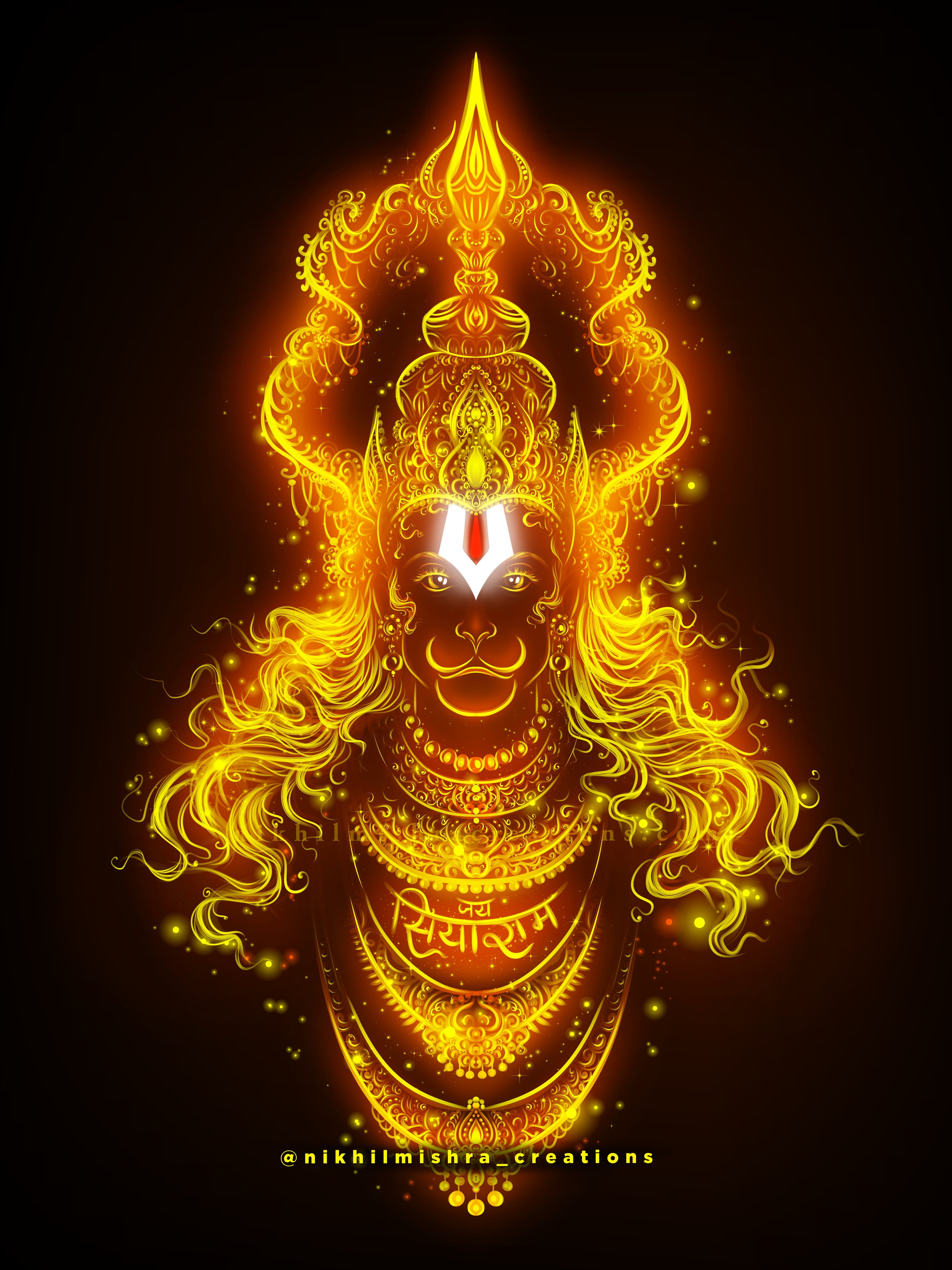 Shri Hanuman ji Digital art