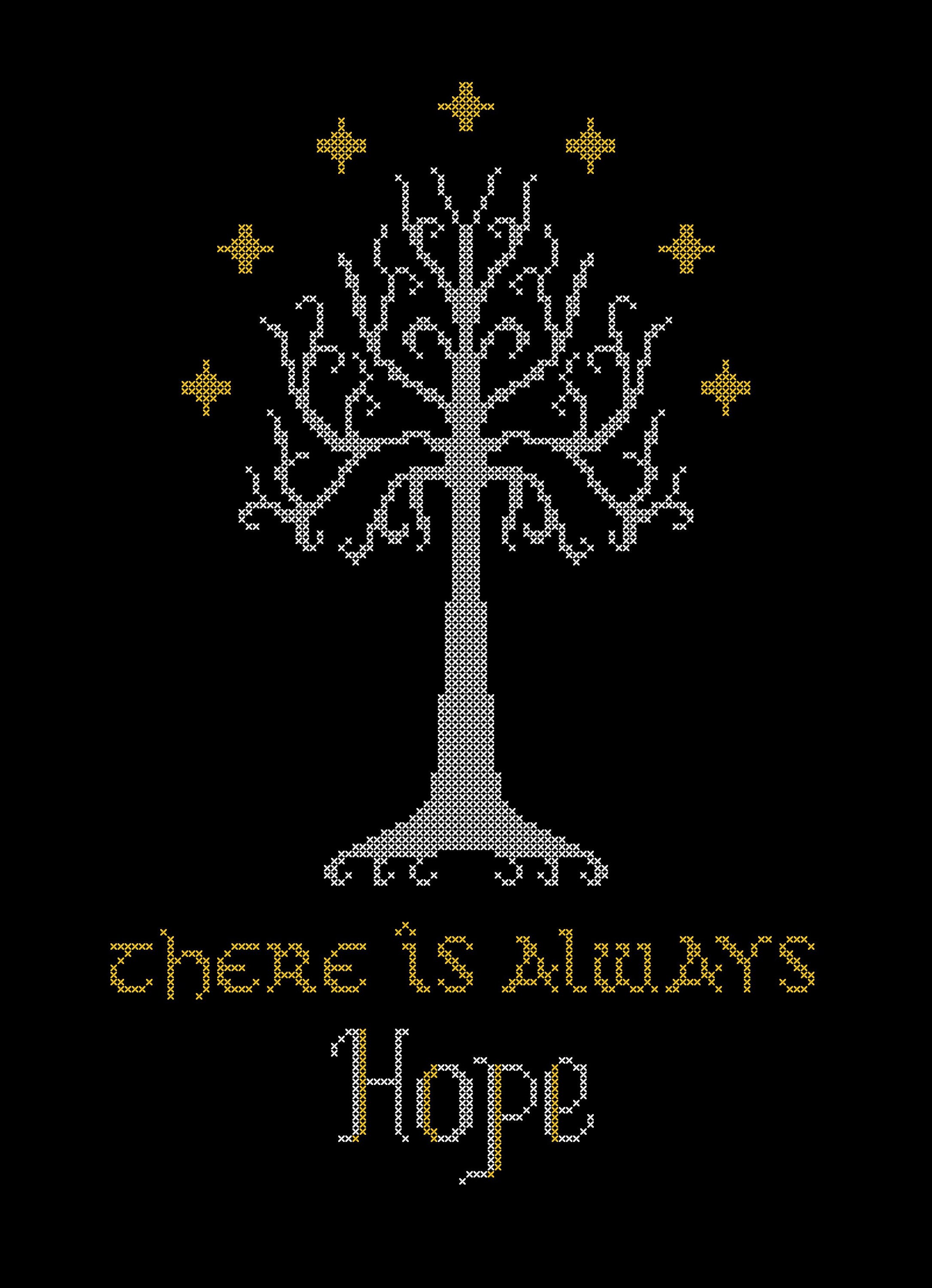 Gondor Cross Stitch Pattern. PDF