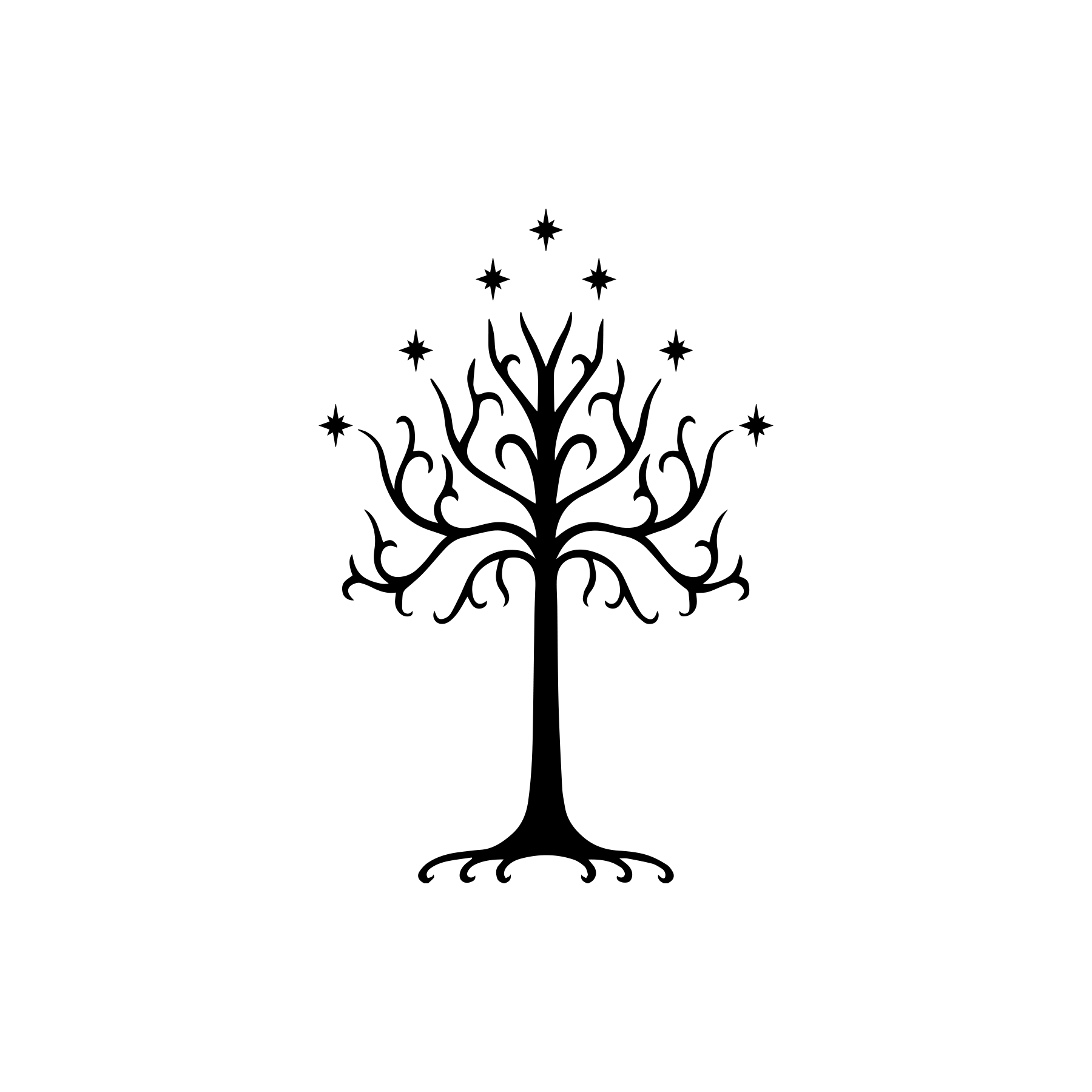 LOTR Lord of the Rings White Tree