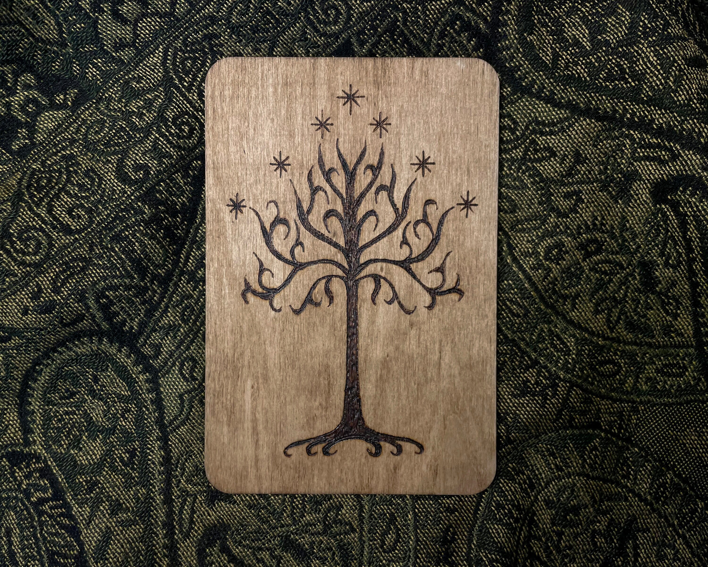 Art Tree of Gondor Woodburn Art Magnet