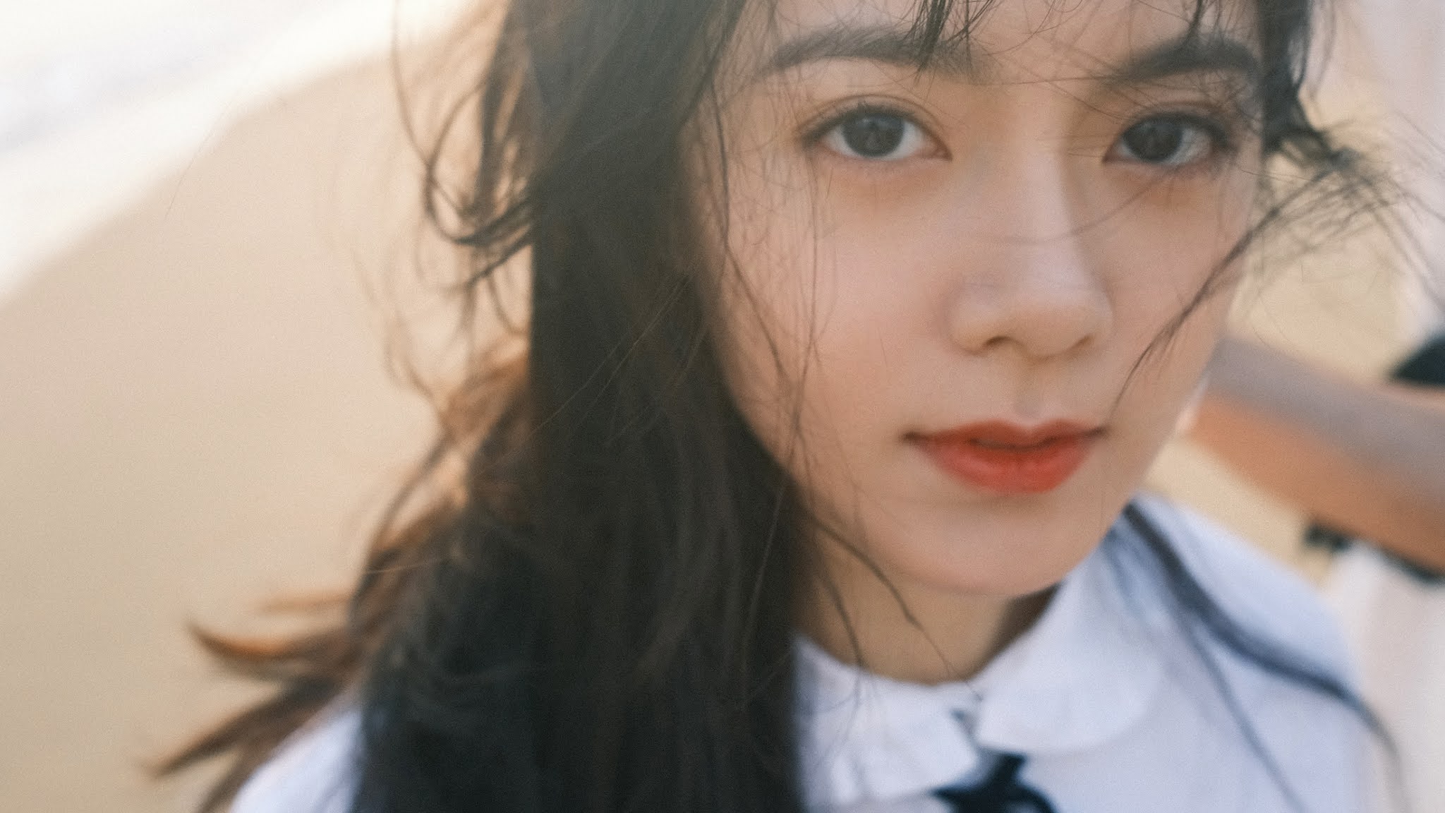 Zhao Jinmai poses for photo shoot