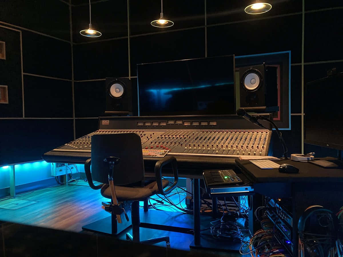 Download A Recording Studio With A Desk
