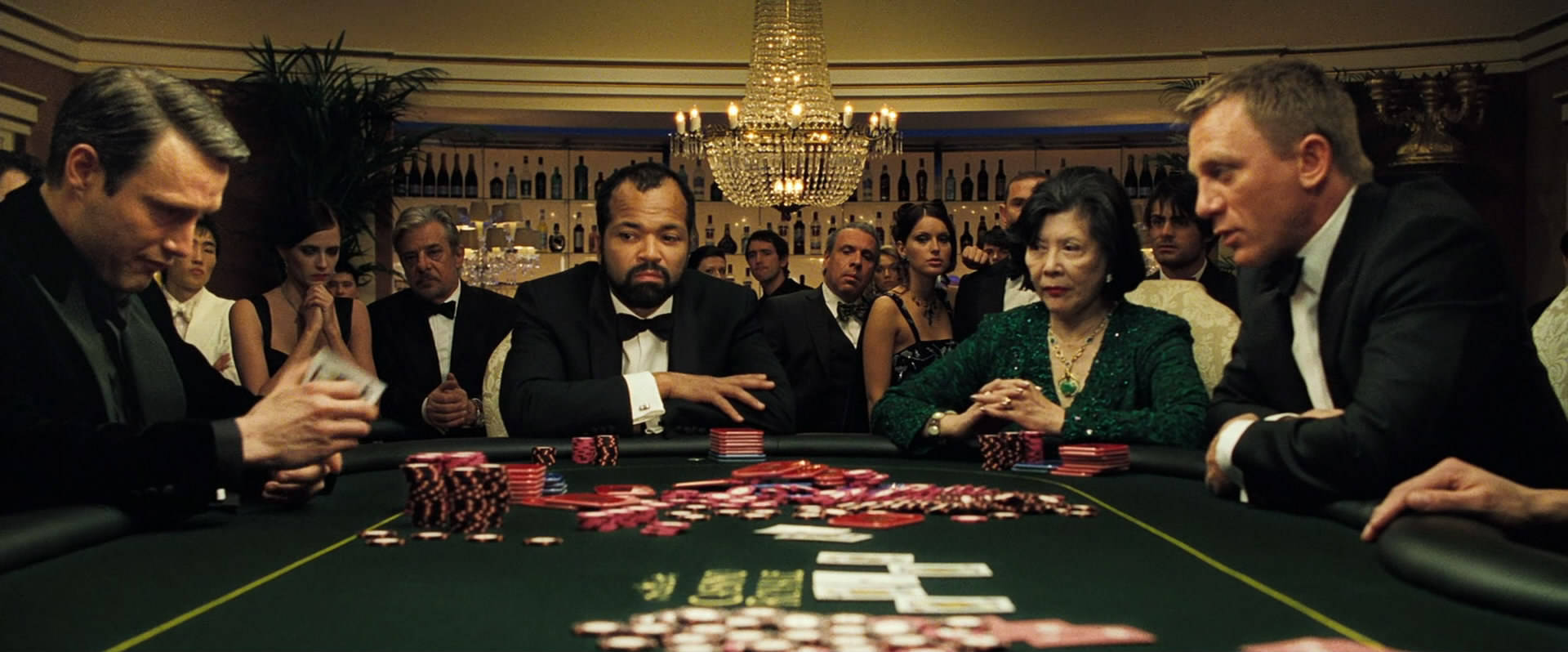 Rich People Playing On Poker Table