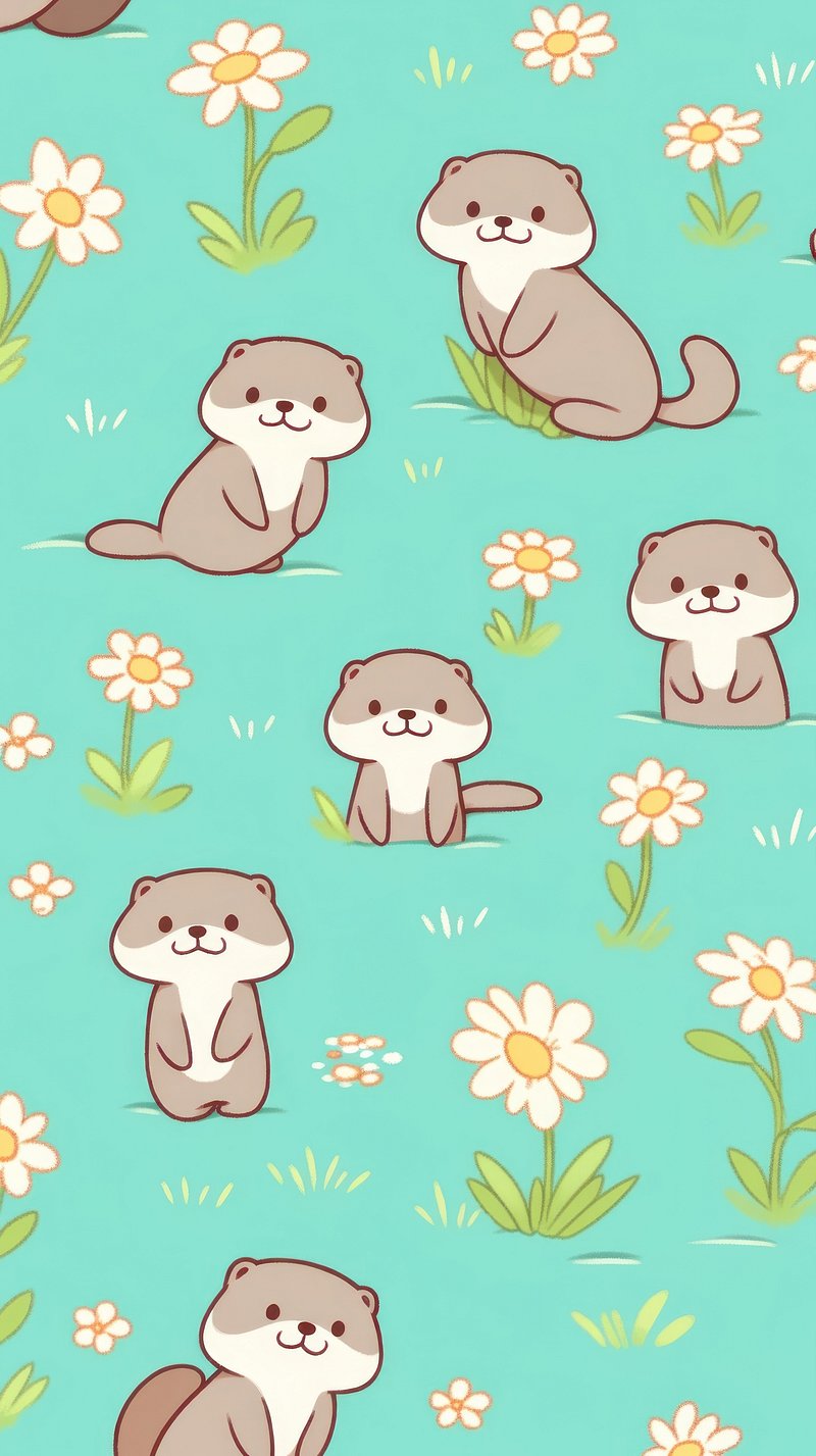 Otter Wallpaper Image. Free Photo
