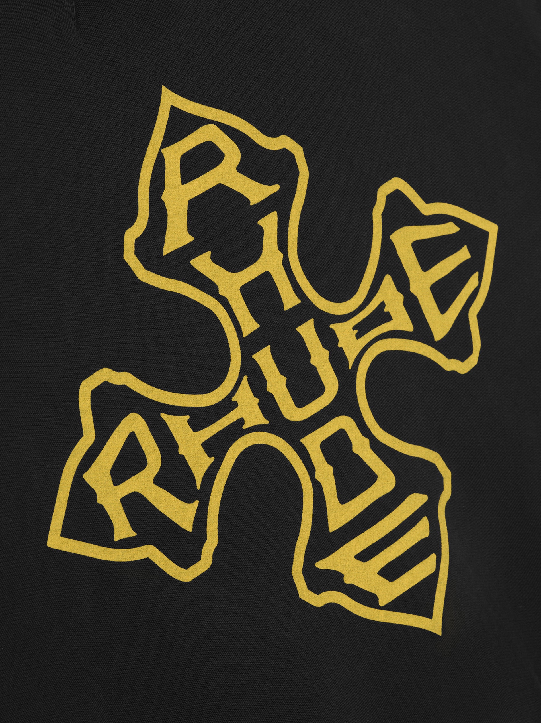 Rhude Cross Logo Hoodie L / Vtg Black