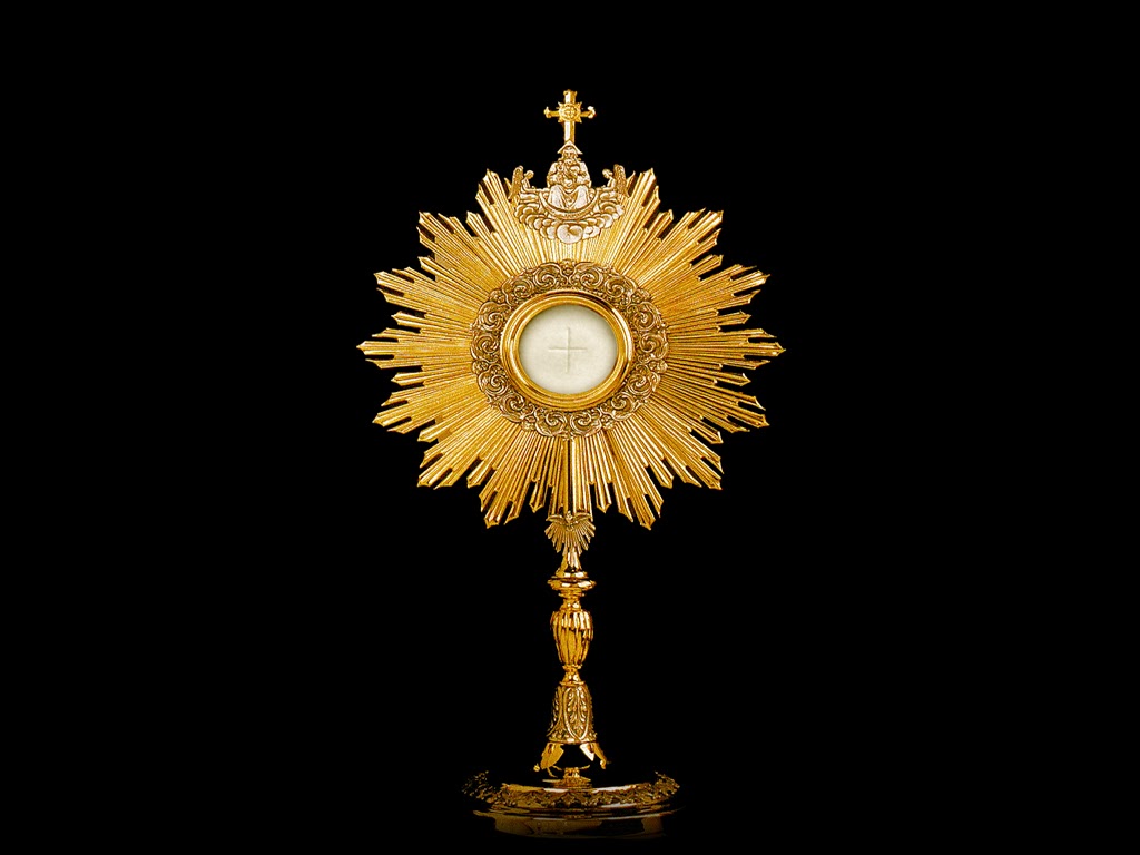 Holy Mass image.: Monstrance