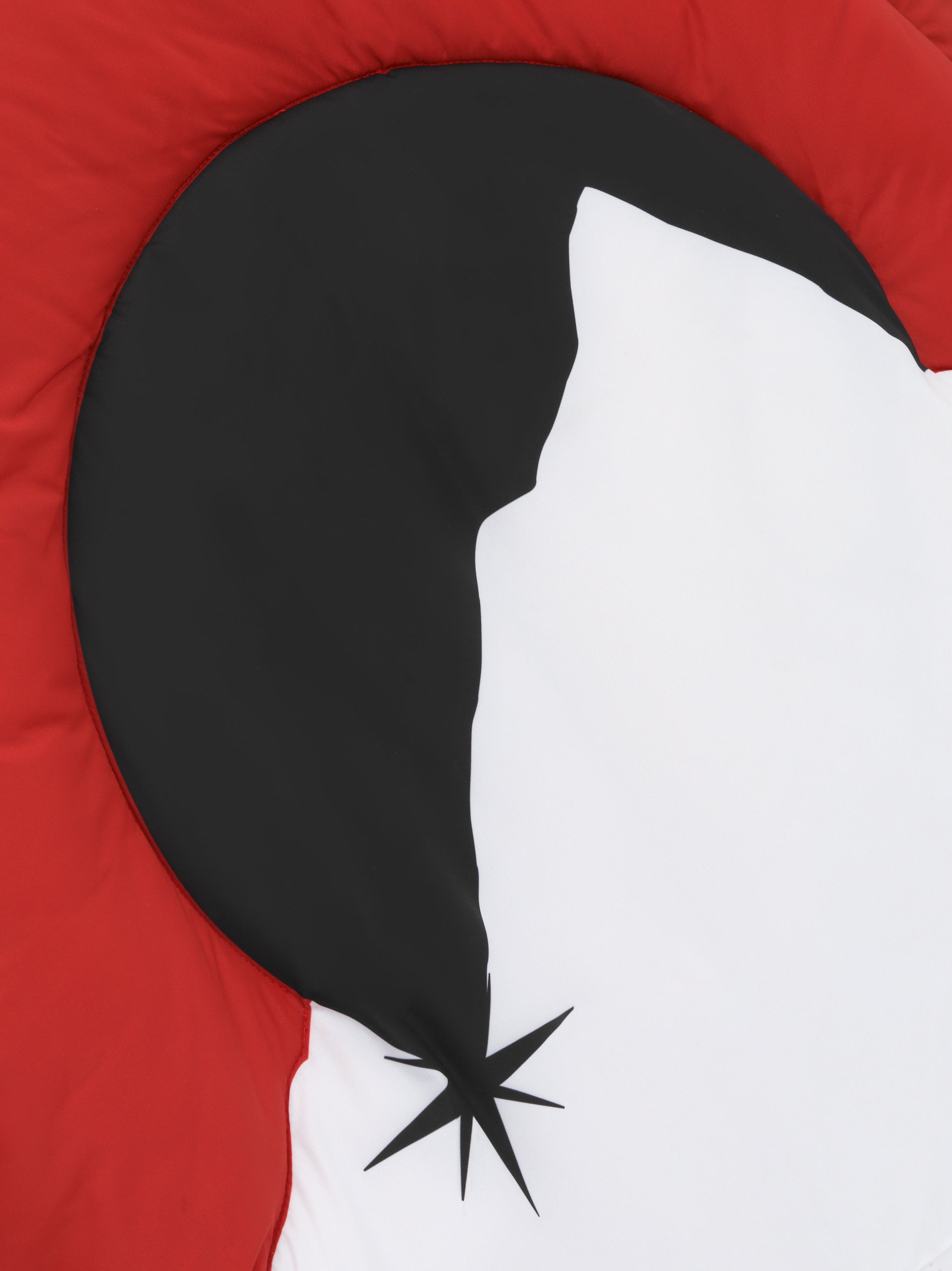 Moonlight Puffer Jacket M Red White Black