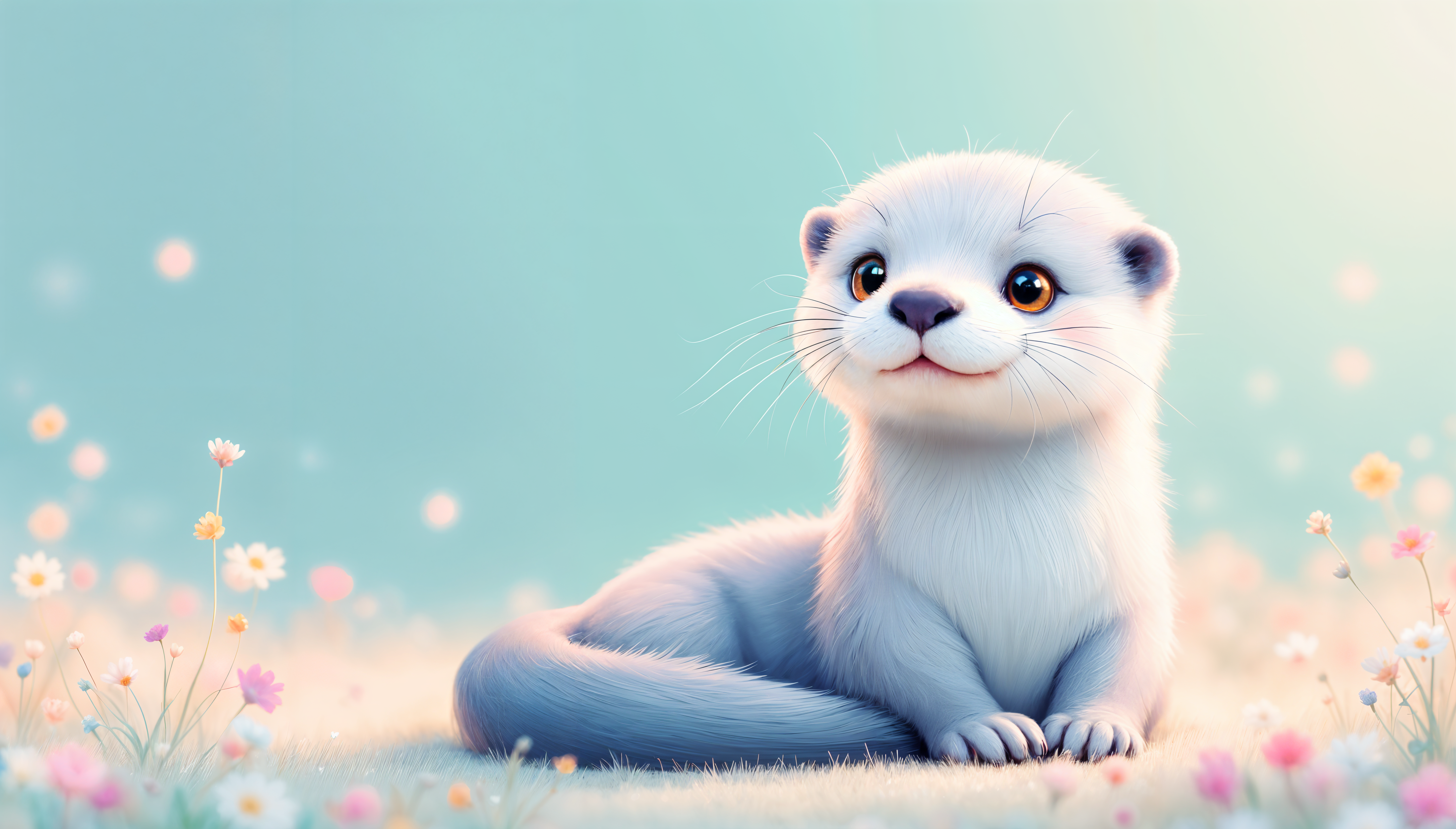Cute Otter in 4K Ultra HD Wallpaper