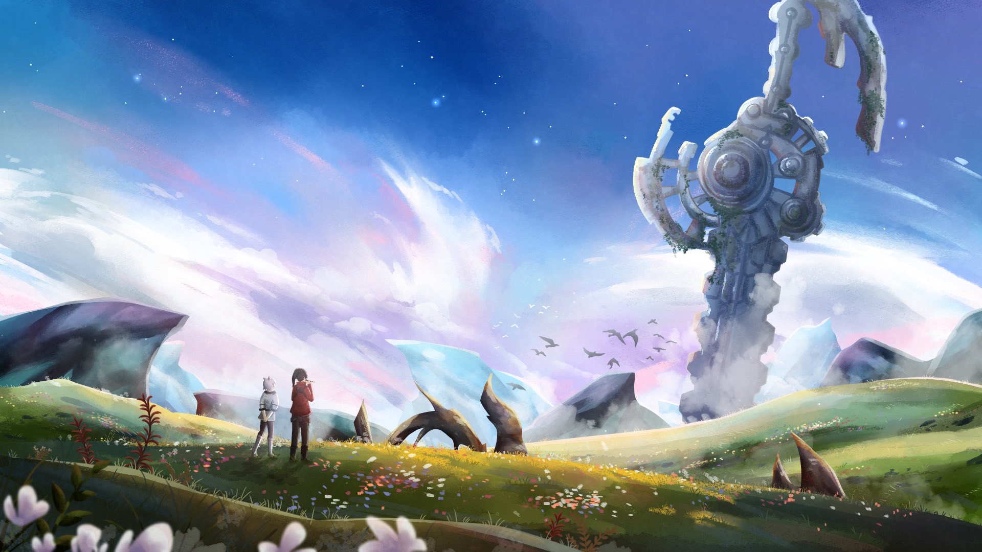 The land pierced by a great sword