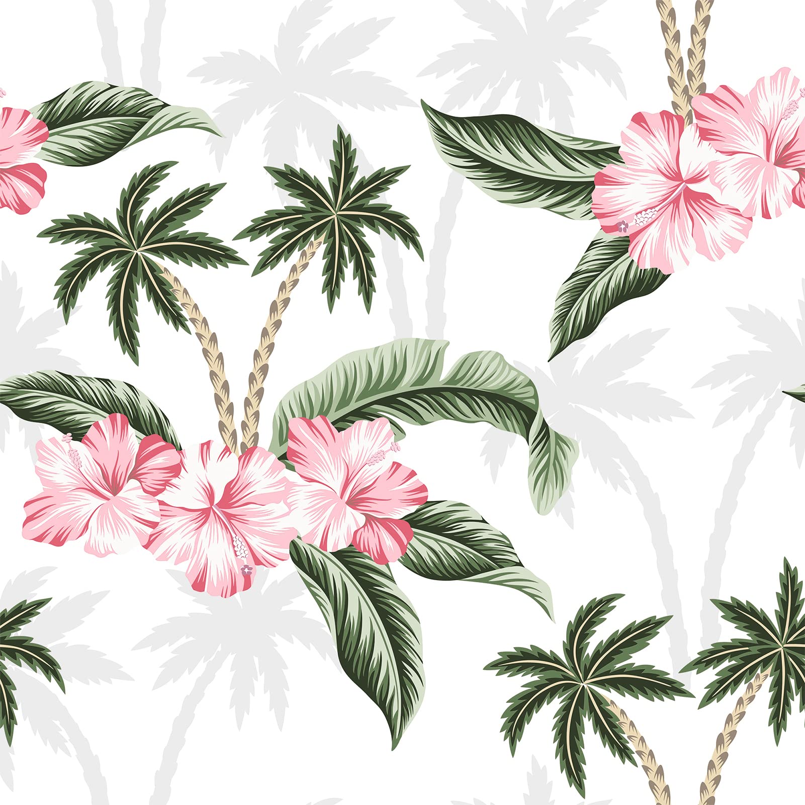 Yullpaper Tropical Floral Wallpaper