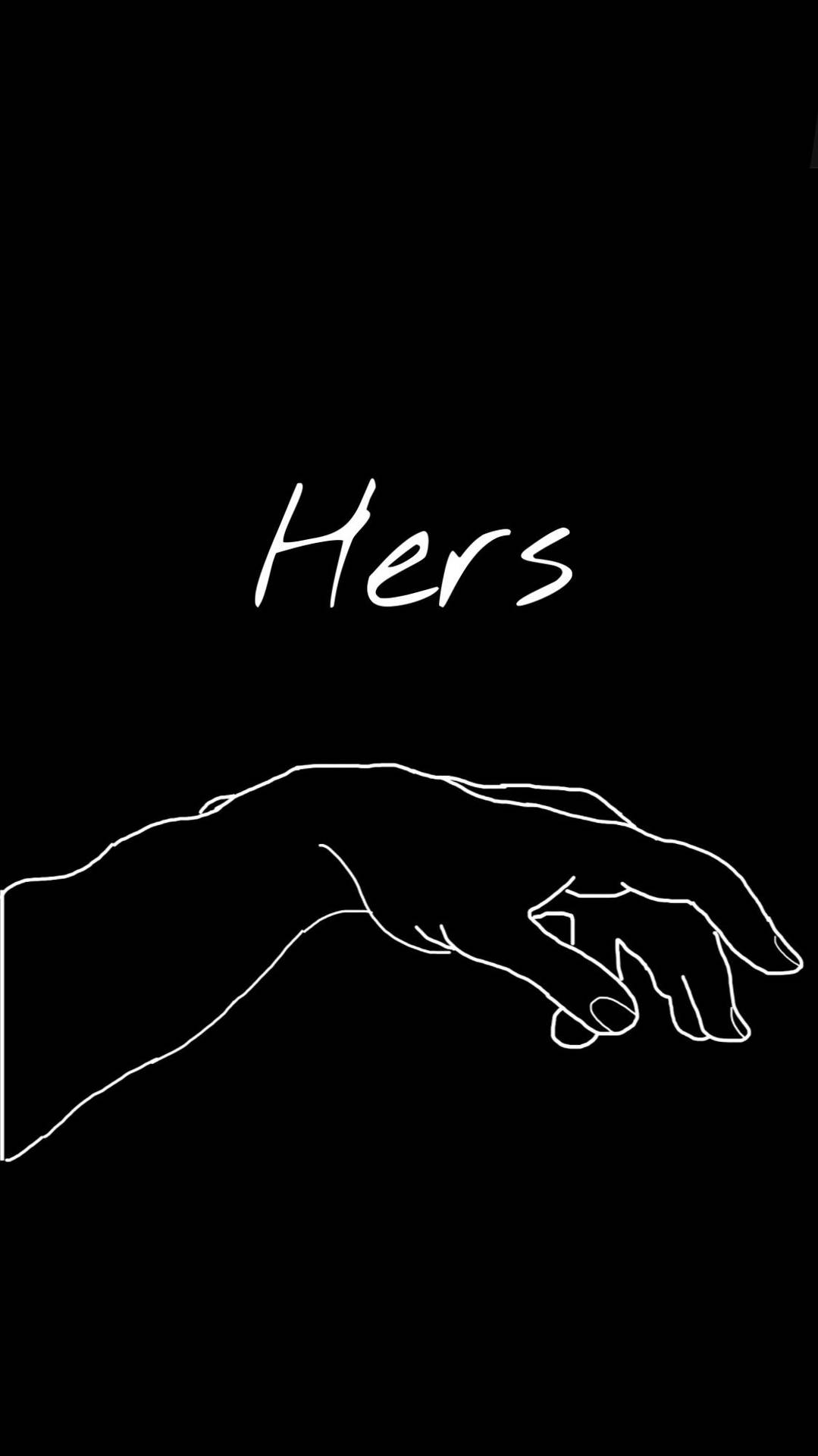 Cute Couple Matching Hers Wallpaper