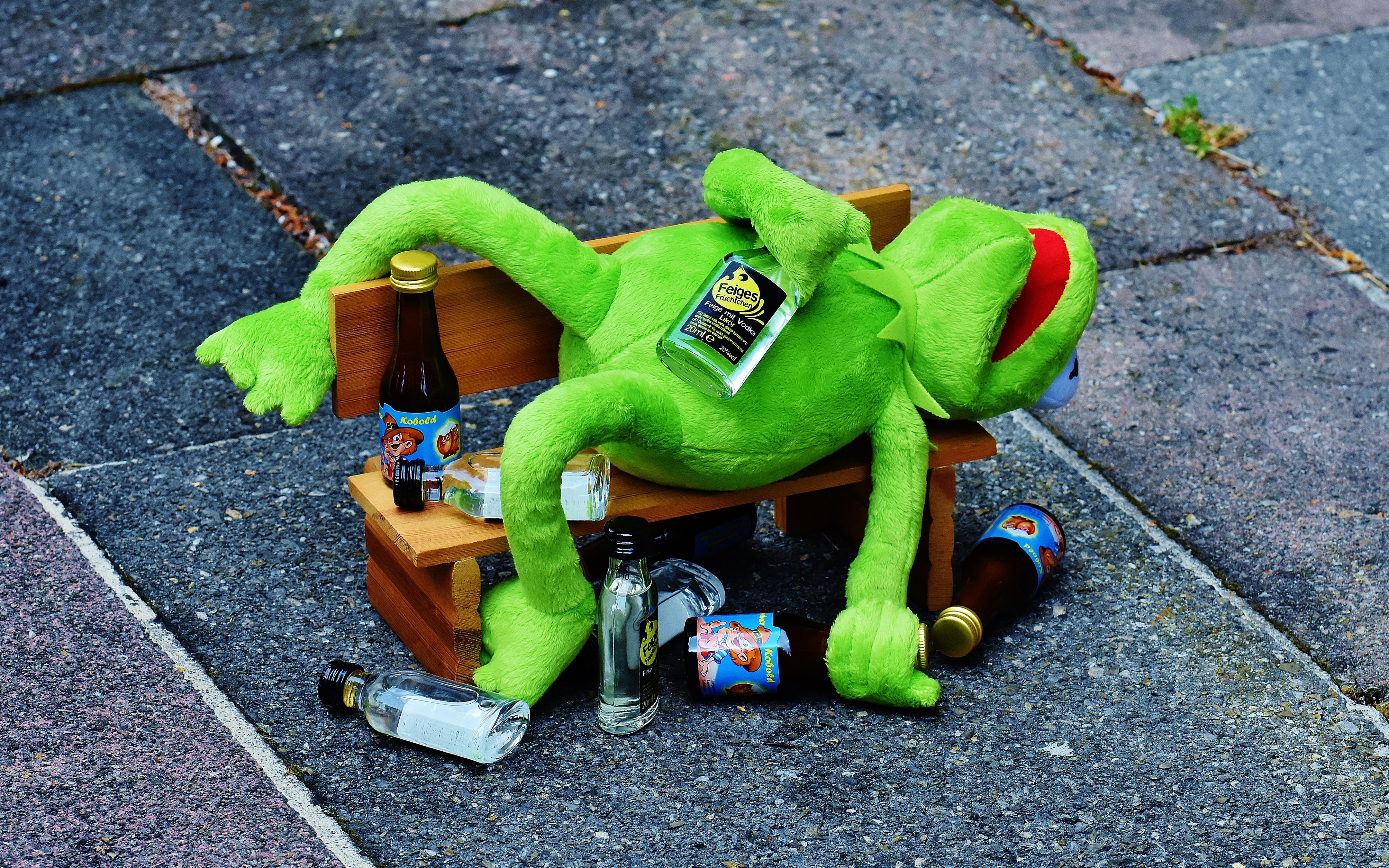 Muppets, drunk, vodka, humor HD Wallpaper