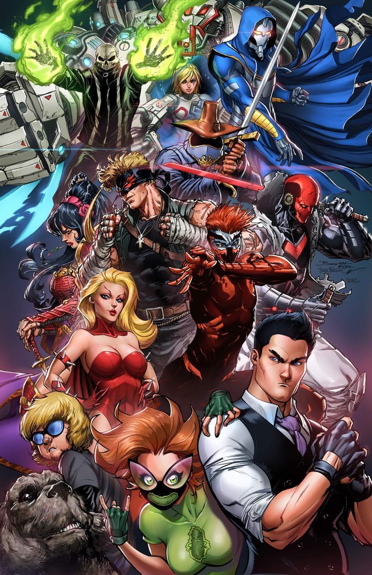 Marvel comics wallpaper, Superhero art