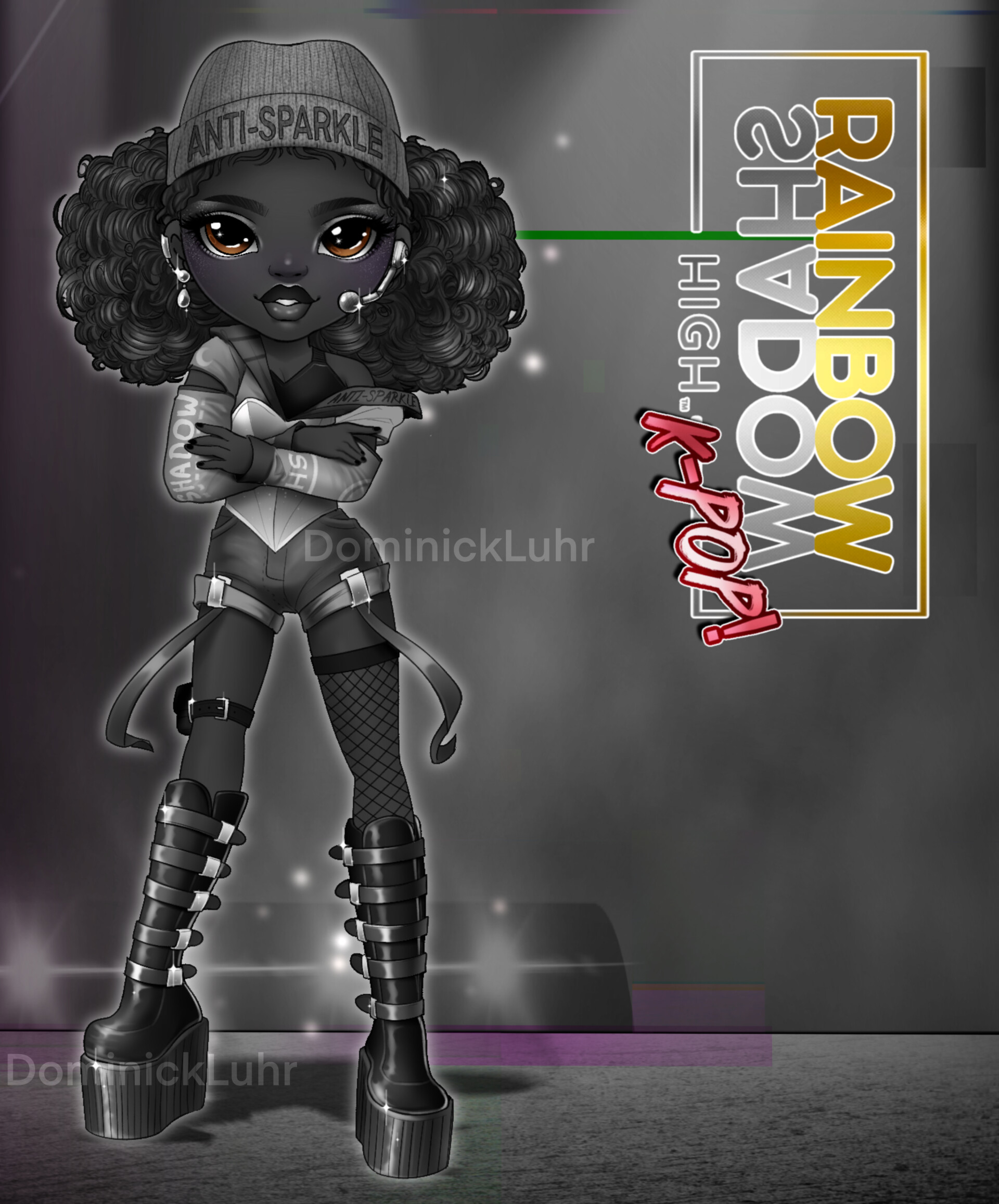 K Pop Rainbow High Fan Character Concepts