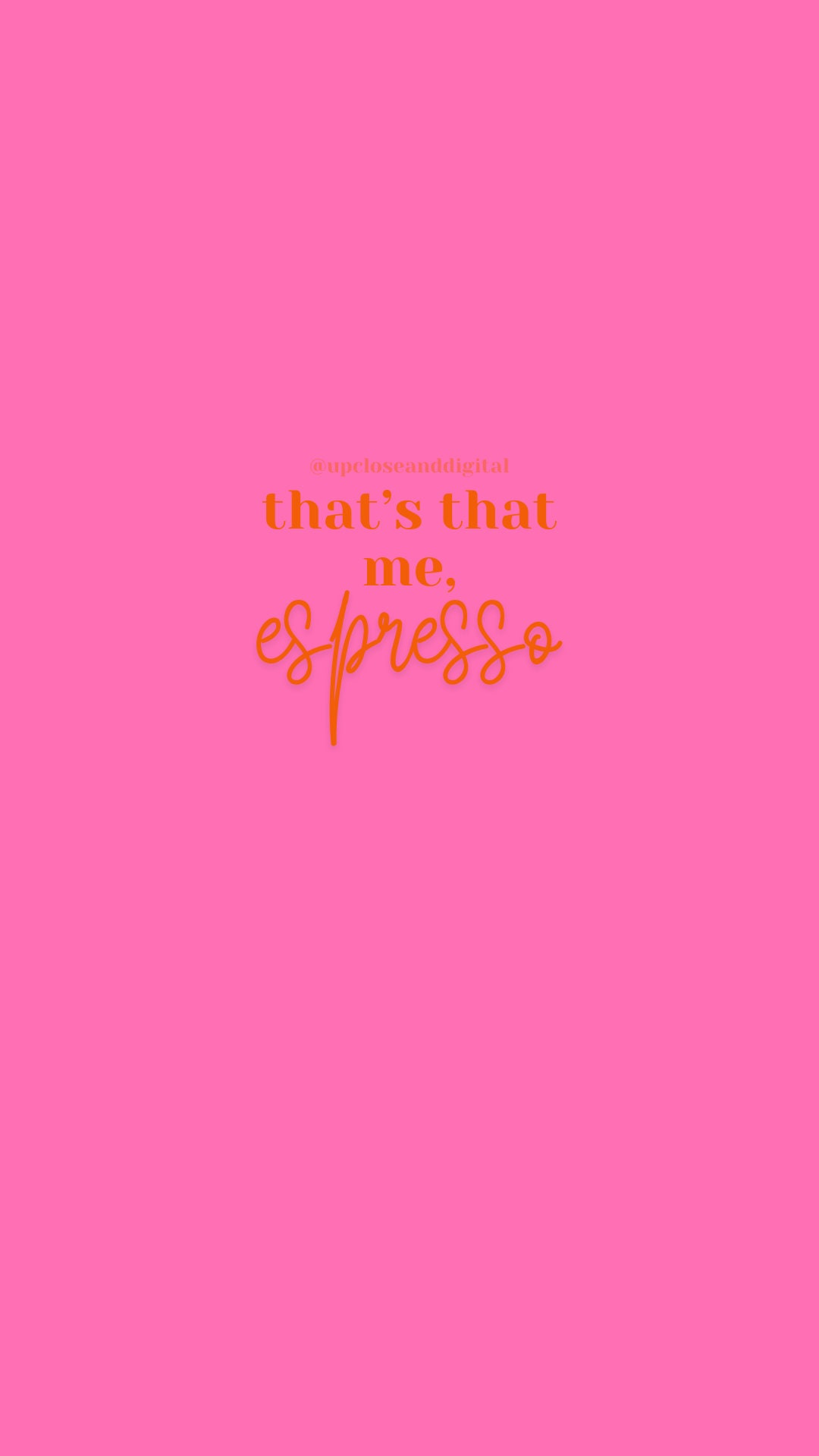 Espresso Lyrics Phone Wallpaper