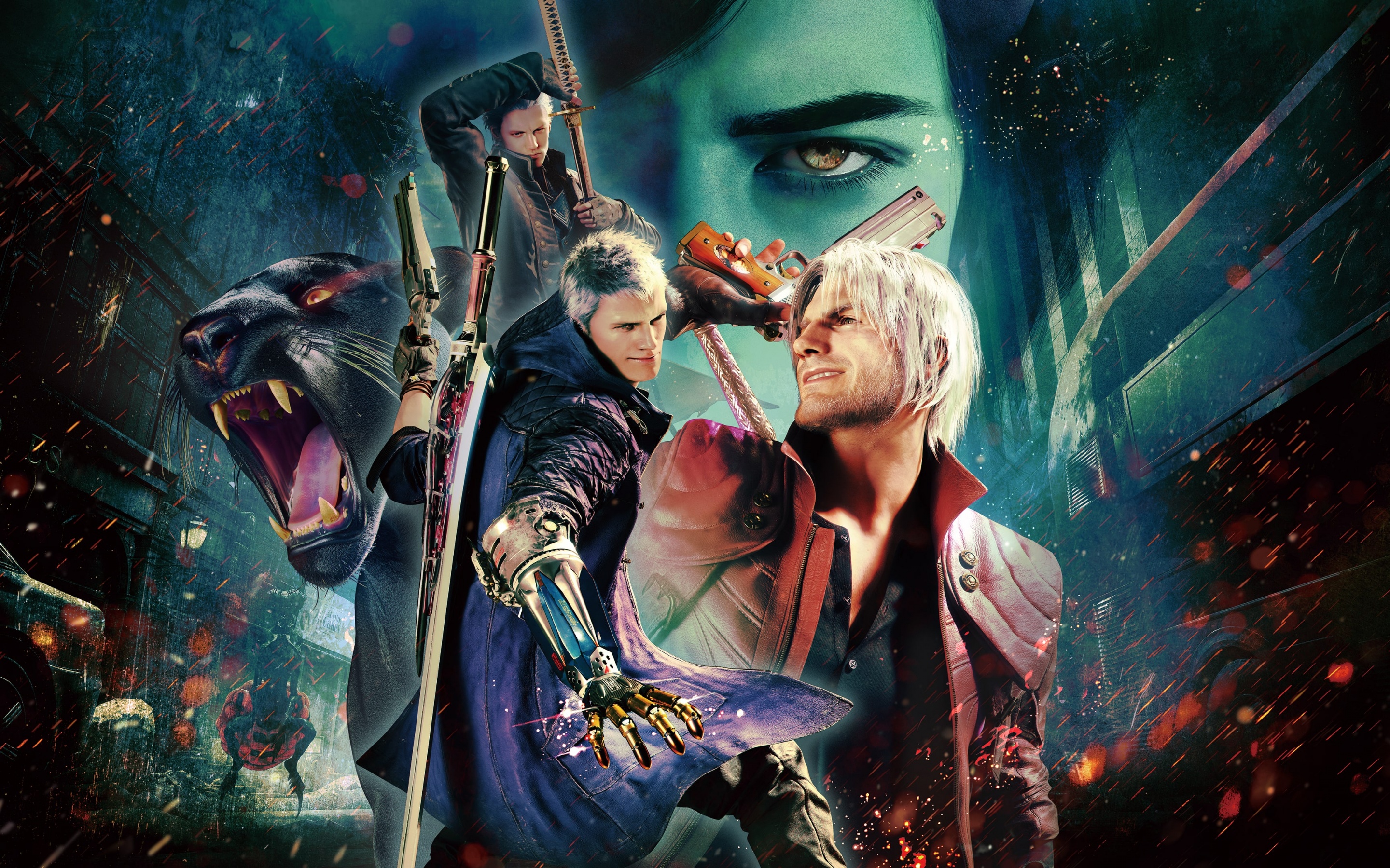 Devil May Cry 5 Wallpaper 4K, Special Edition, Nero, Dante