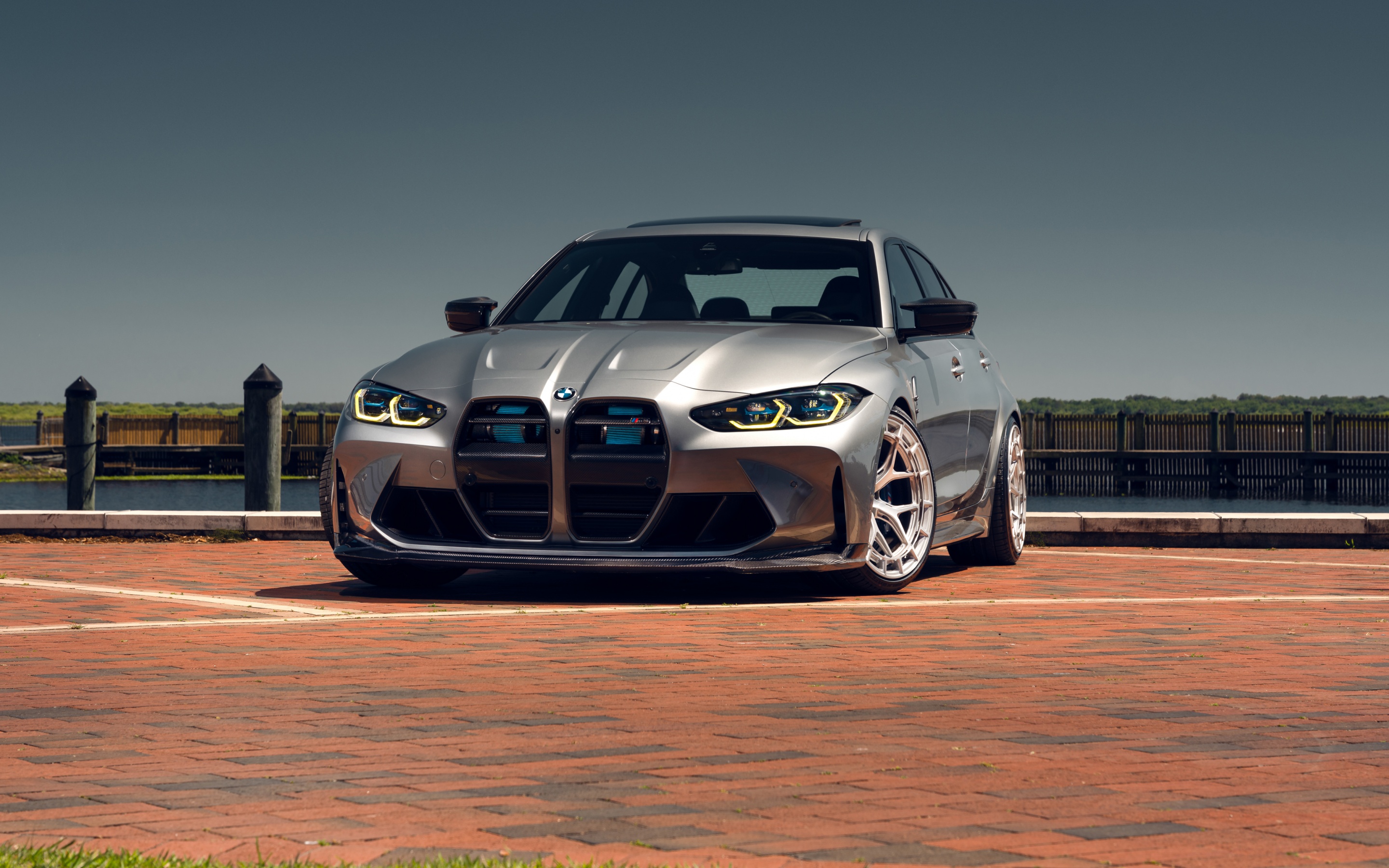 BMW M3 Wallpaper 4K, Grey