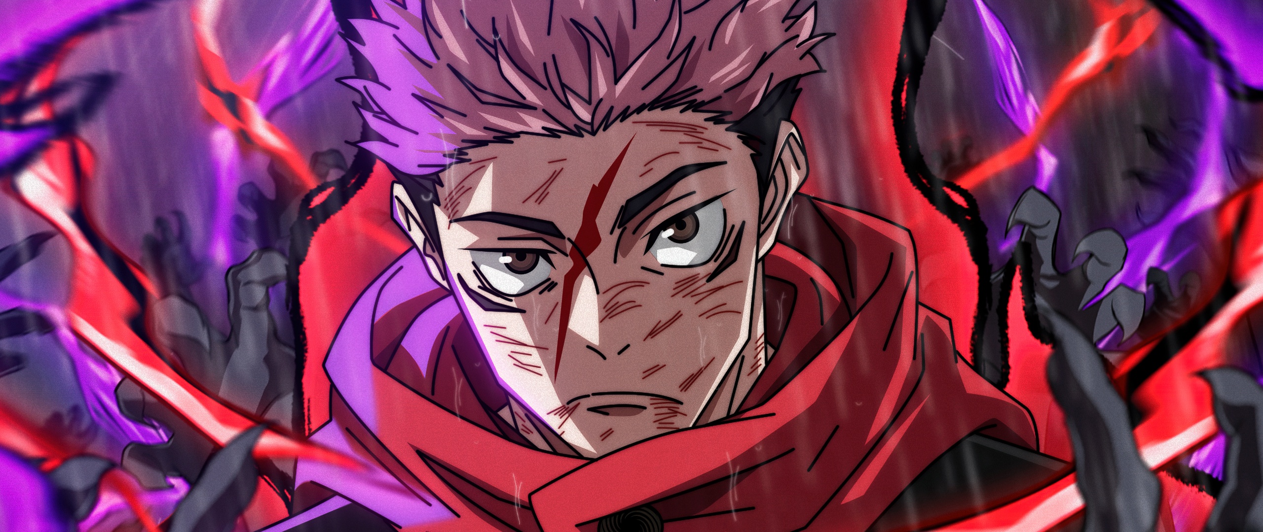 Yuji Itadori Wallpaper 4K, Fan Art