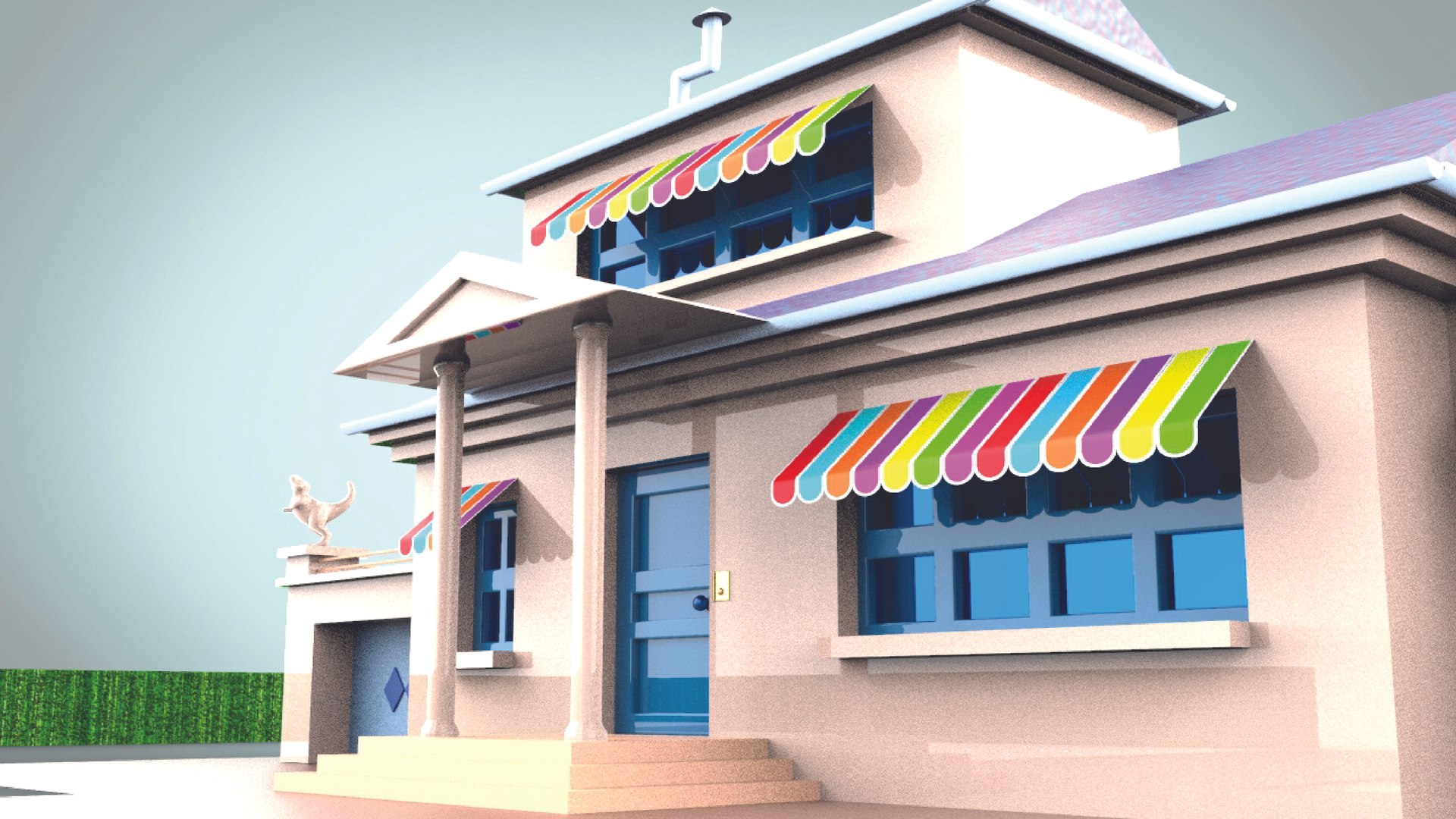 OGGY HOUSE 3D Model