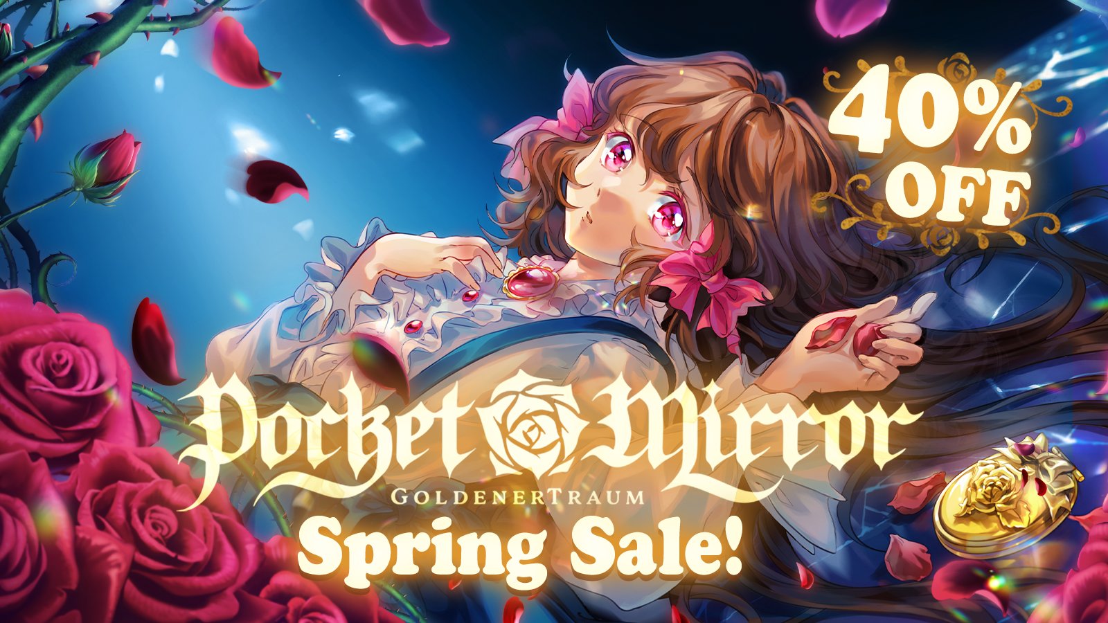 Pocket Mirror GoldenerTraum