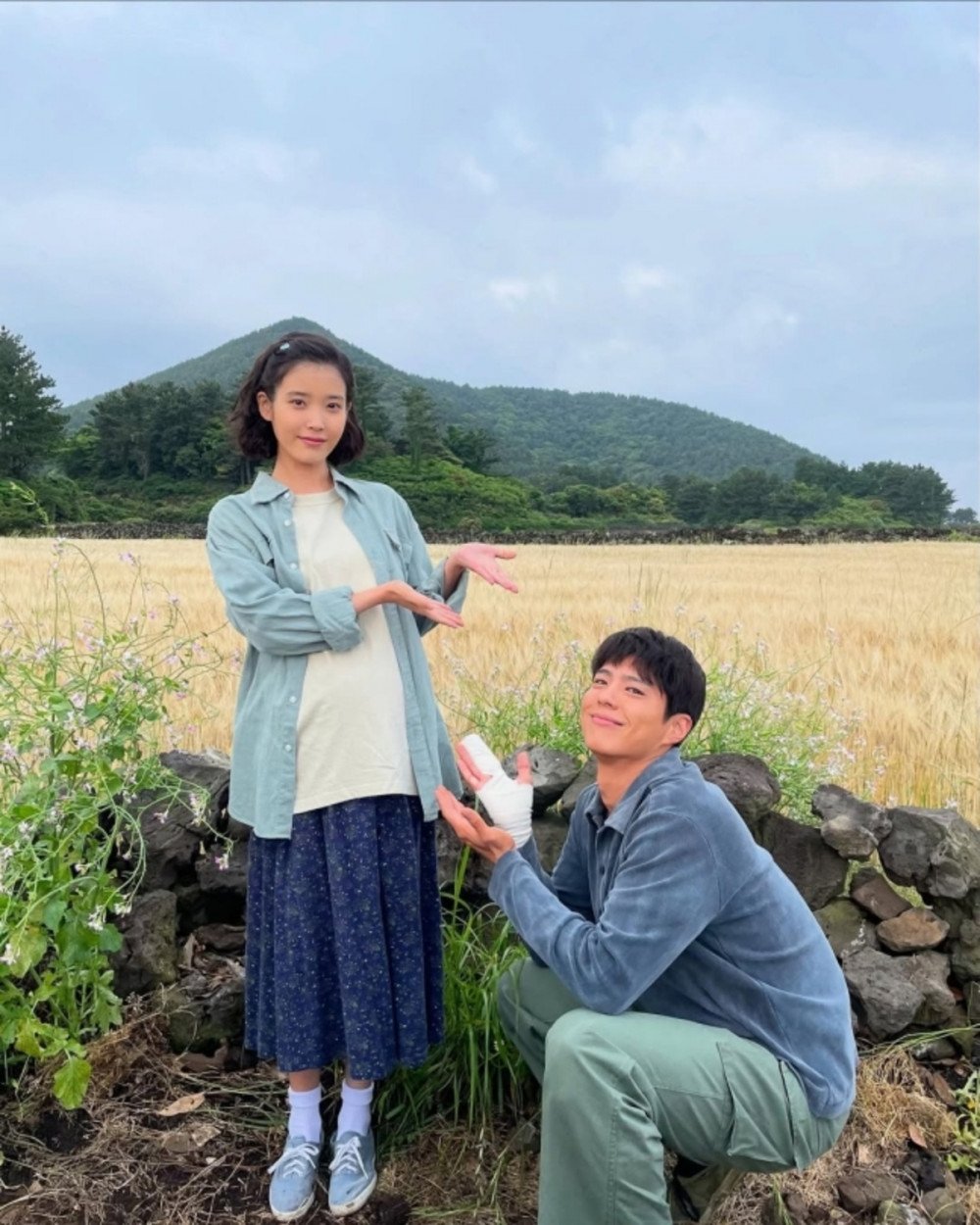 IU Shares Behind The Scenes Photo
