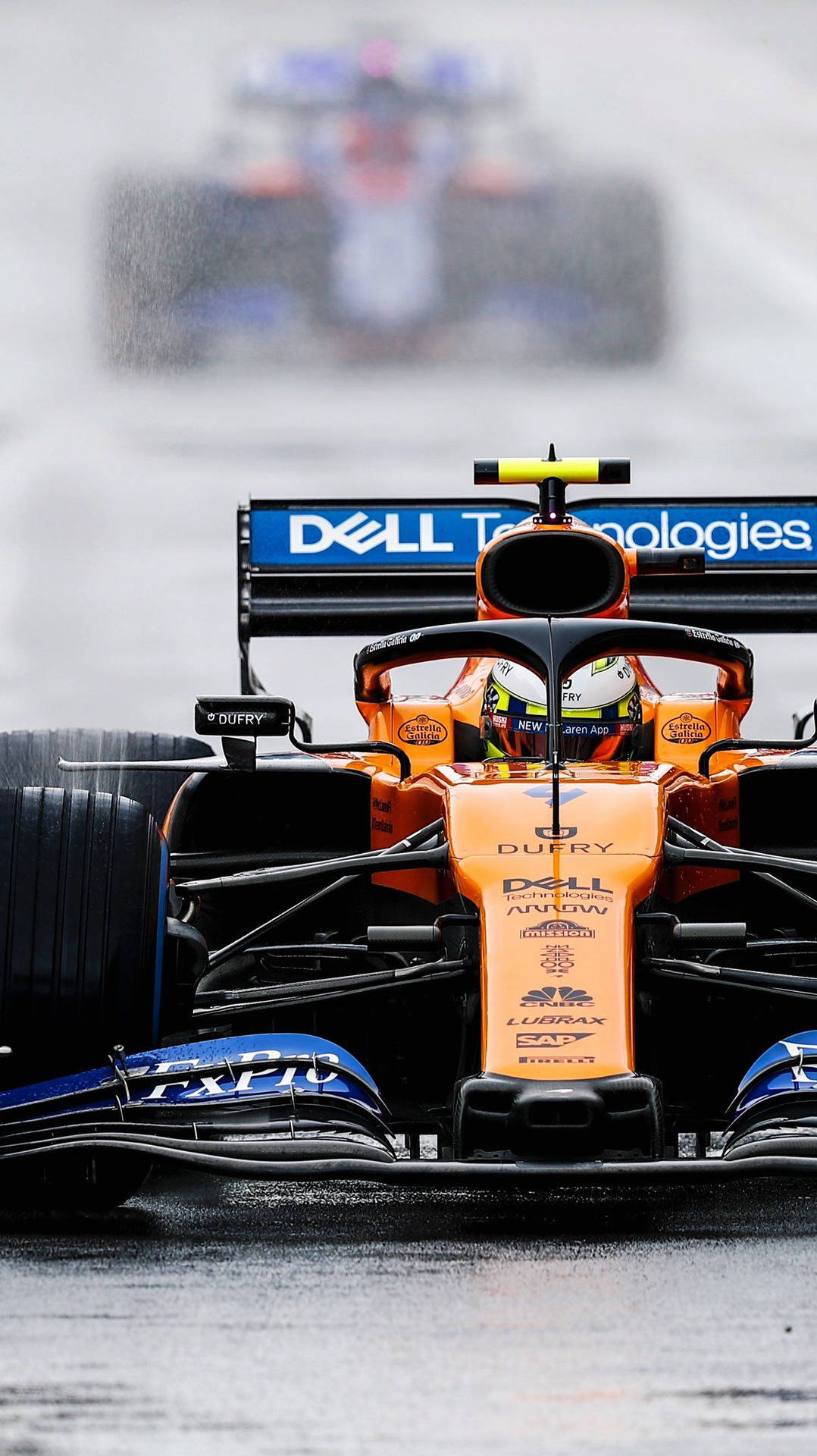 F1 Lando Norris Wet Track iPhone