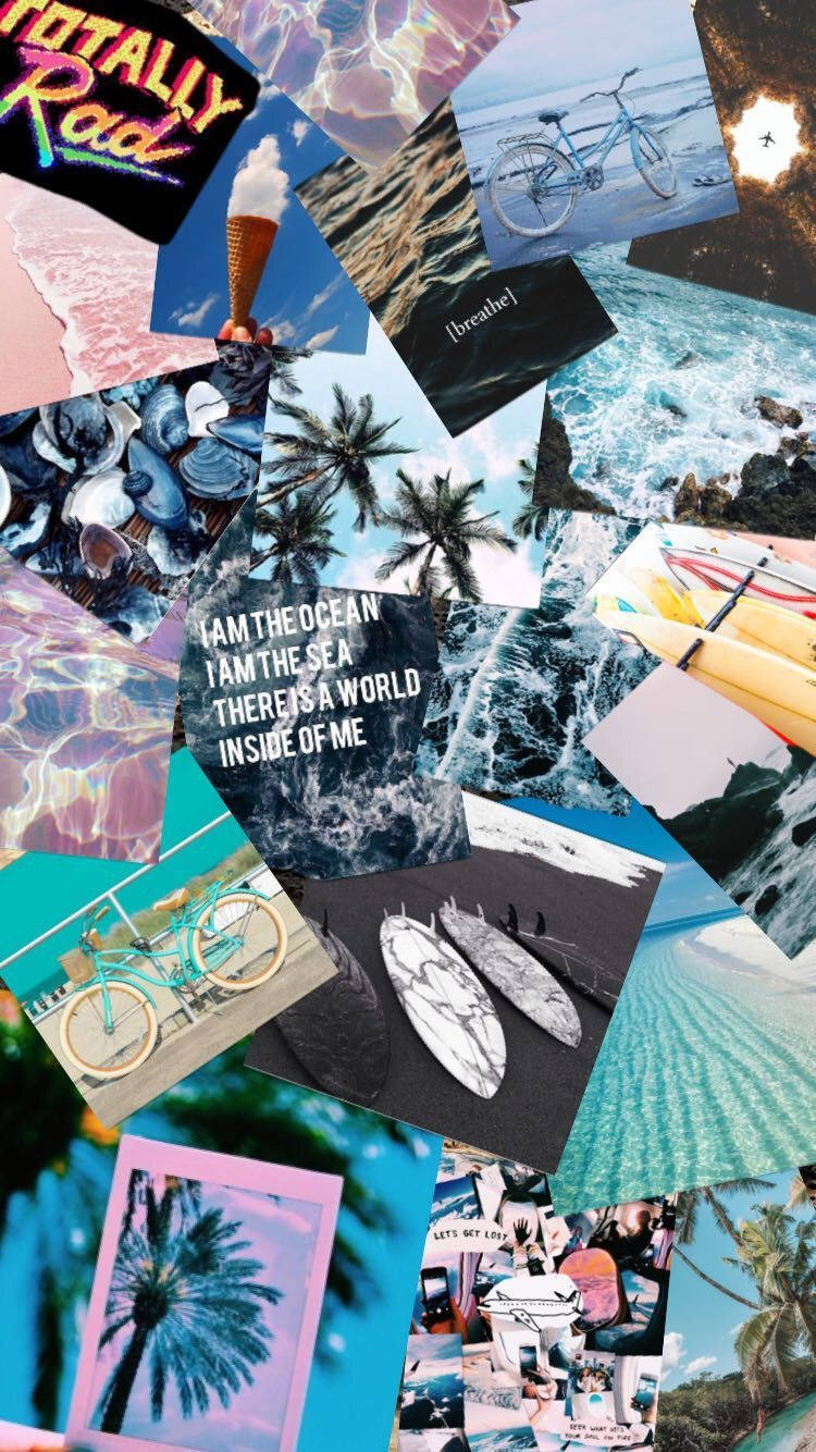 Summer Collage Wallpaper