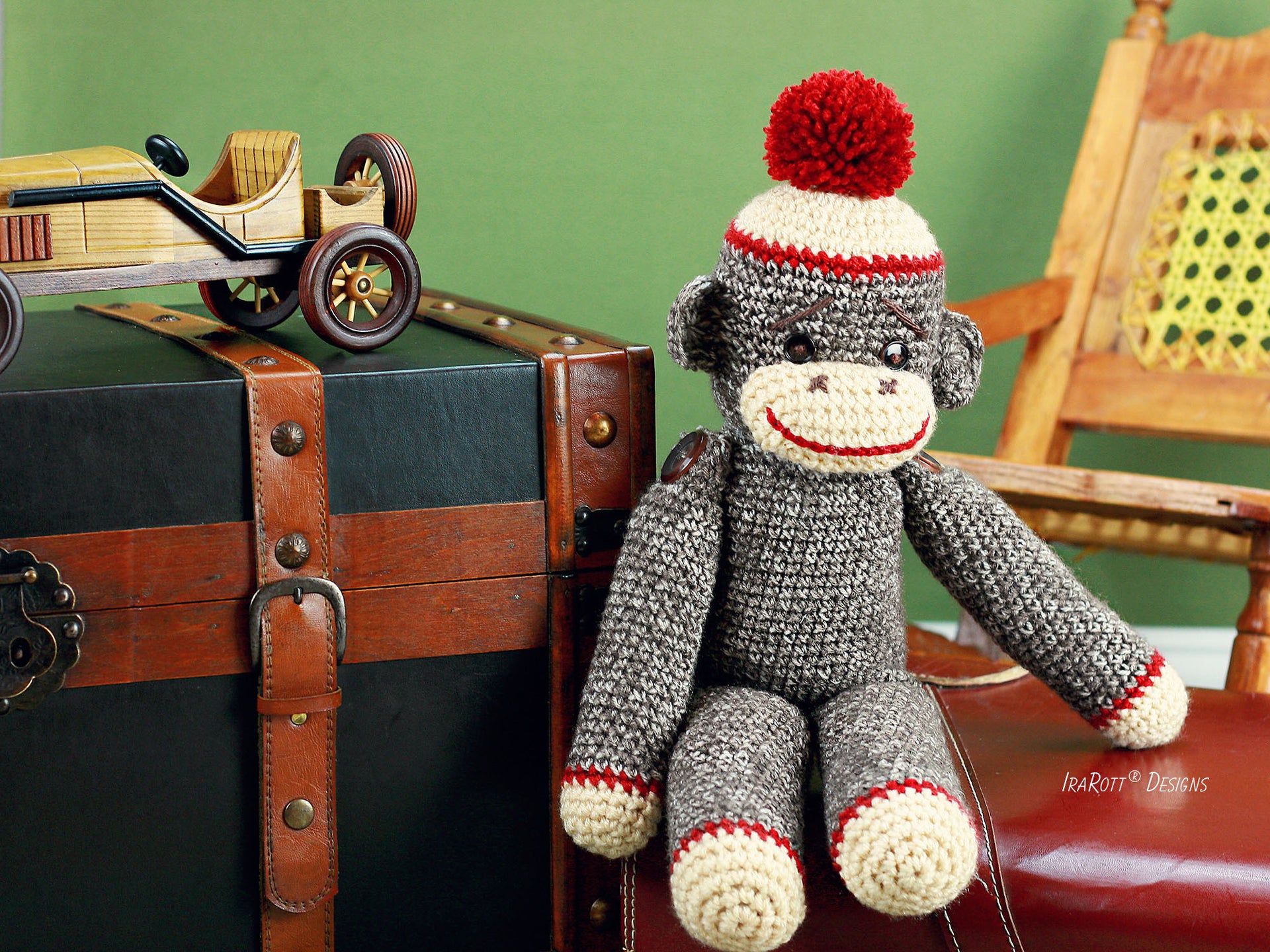 Spunky The Big Sock Monkey Amigurumi