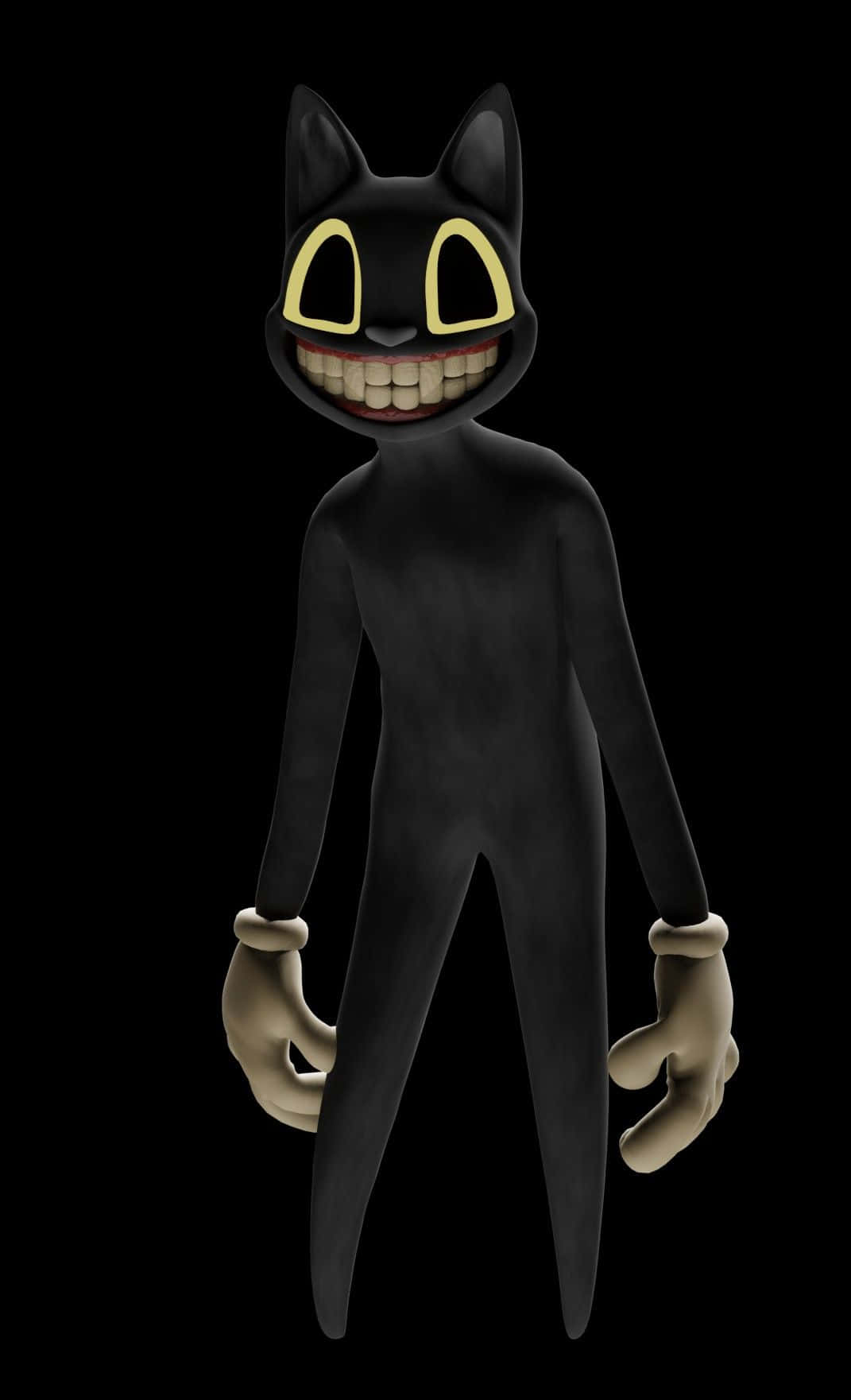 Cartoon Cat Scary Wallpaper