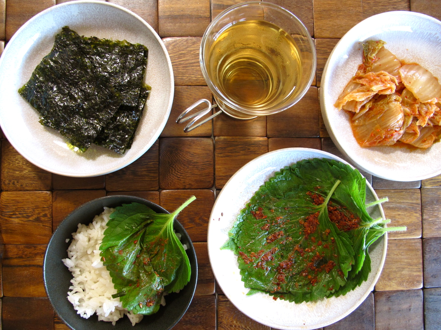 Korean Banchan: Kkaennip Kimchi