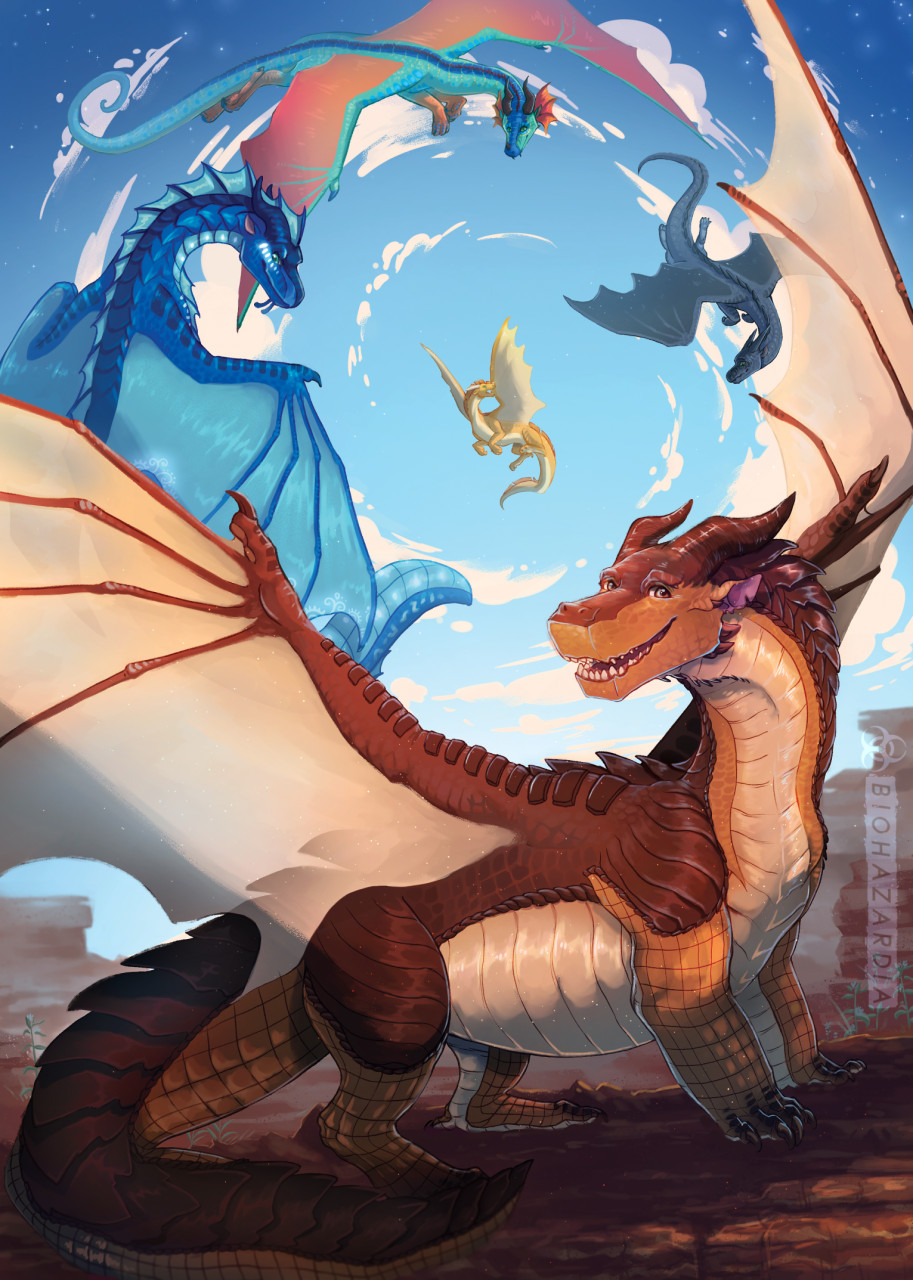 Wings of Fire Dragonets of Destiny by Biohazardia - Fur Affinity [dot] net
