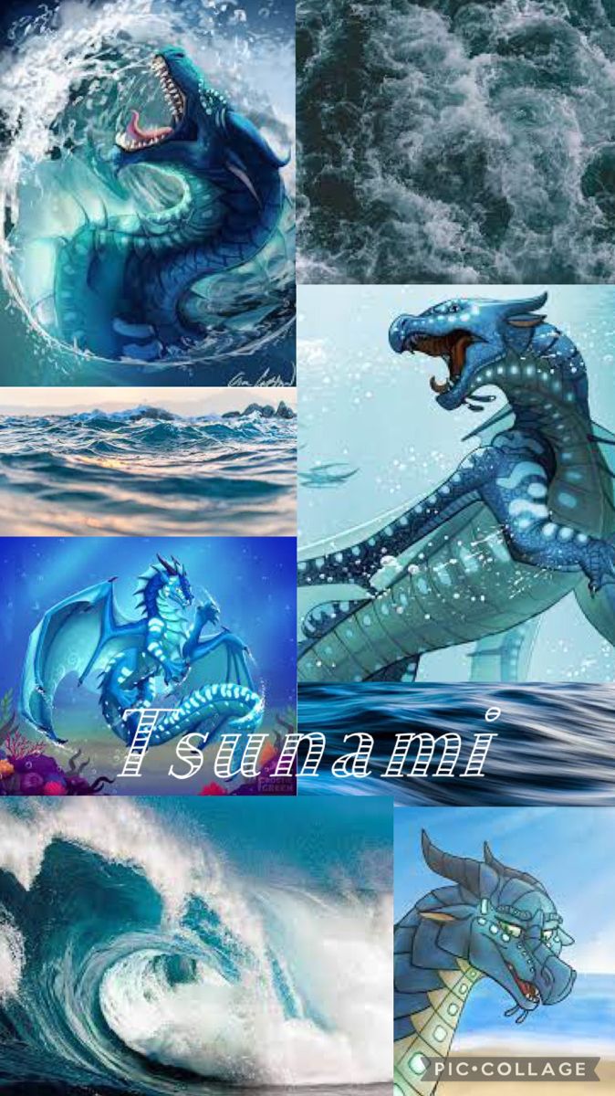 Tsunami collage
