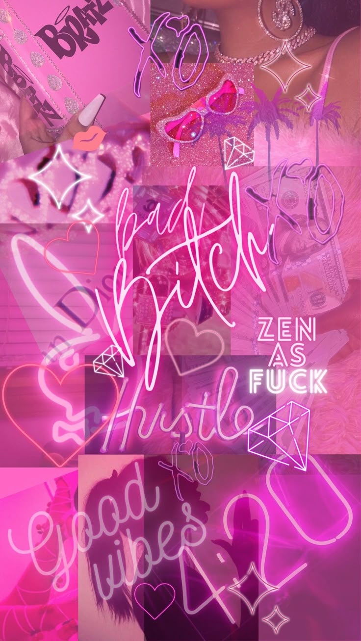 ✨Pink Baddie Aesthetic Wallpaper✨